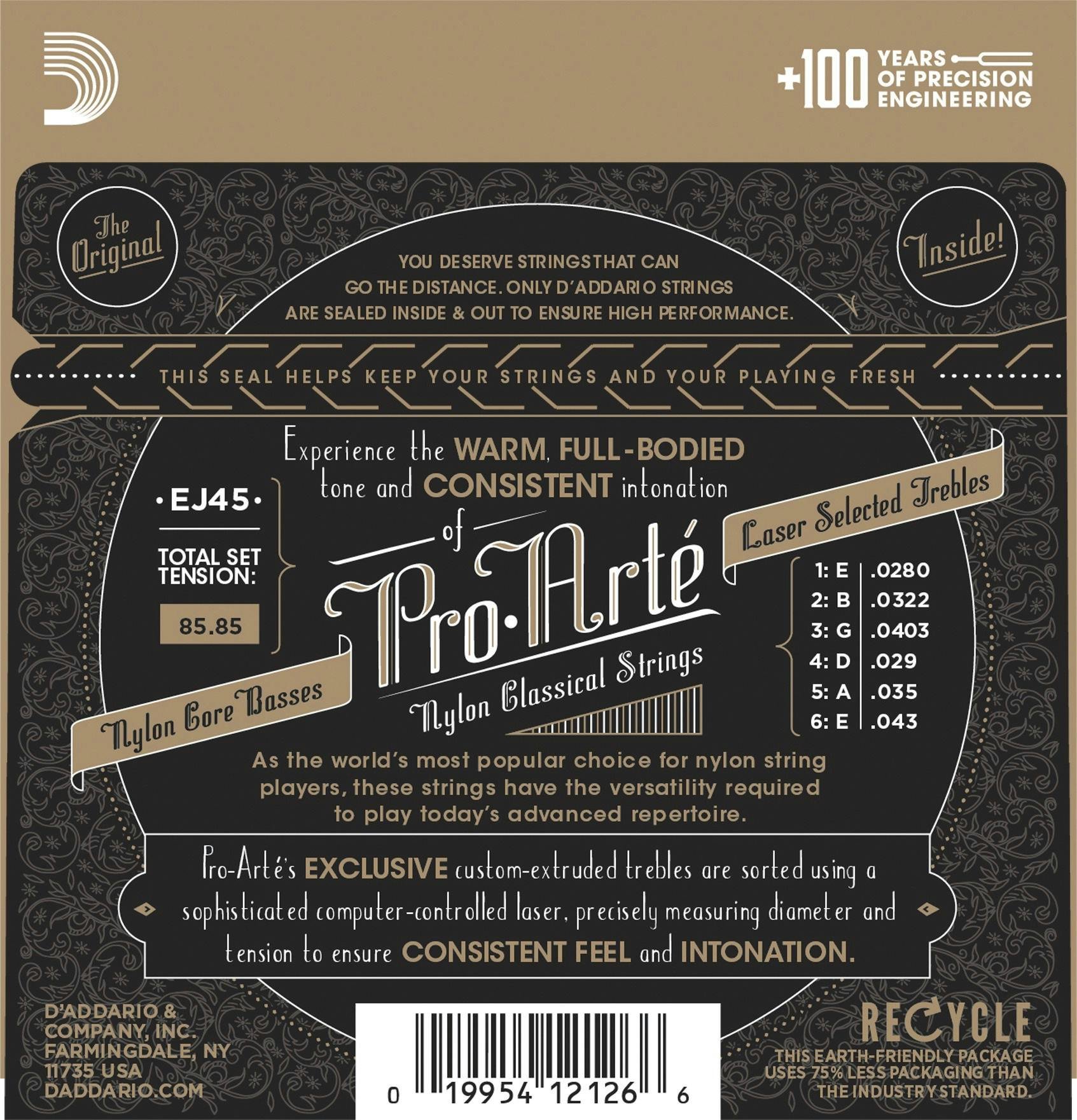 D'addario Pro-Arte Laser Medium tension classical nylon strings - 57102-tmpCB90.jpg