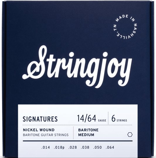 Stringjoy Signatures Baritone Balanced Medium Gauge 14-64 Nickel Wound Electric Guitar Strings - SJ-BAL14B-1.jpg