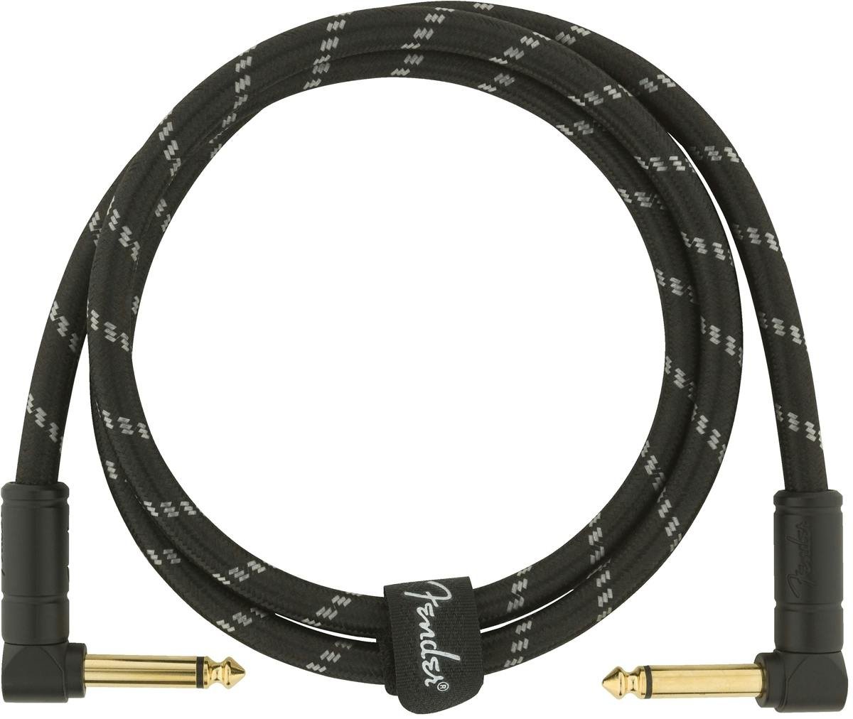 Fender Deluxe Series Instrument Cable Angle/Angle 3' in Black Tweed - 319833-1548775262861.jpg