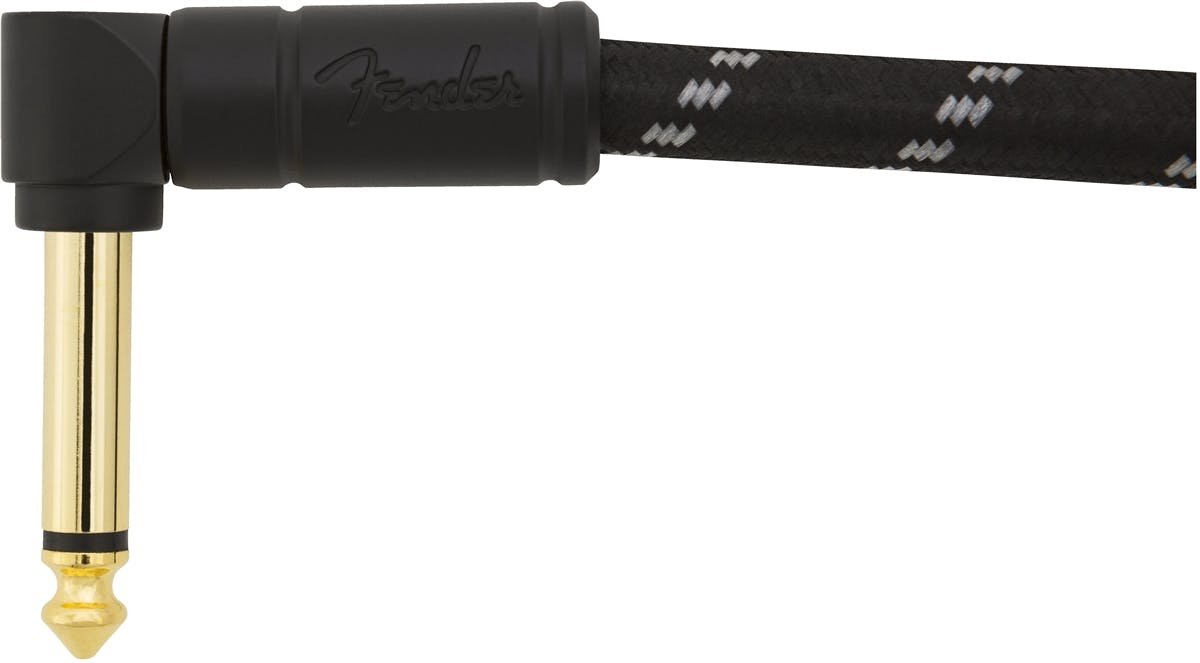 Fender Deluxe Series Instrument Cable Angle/Angle 3' in Black Tweed - 319834-1548775265768.jpg