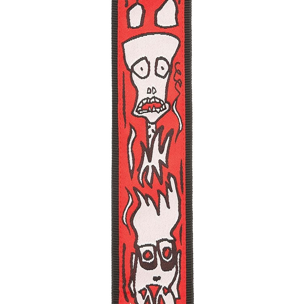 D'Addario 50mm Joe Satriani Guitar Strap - Up In Flames - 466257-1632830468242.jpg