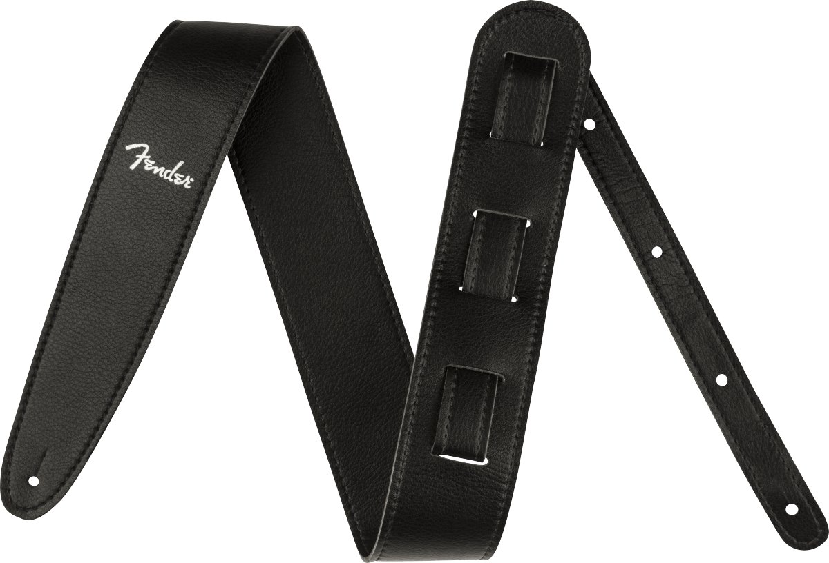 Fender Vegan Leather Strap in Black 2.5" - 453170-0990647000_fen_acc_frt_1_nr.jpg