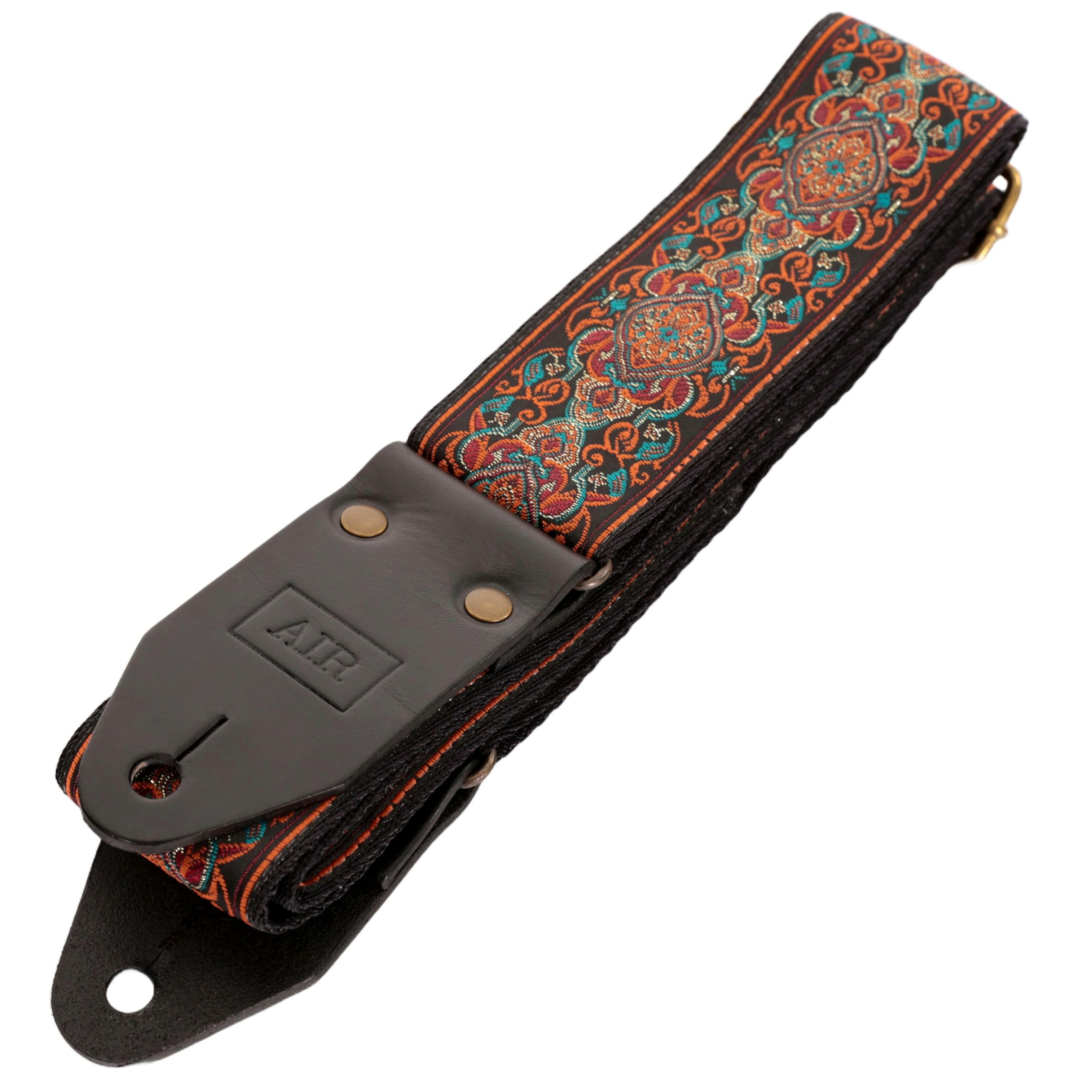 Air Straps Limited Edition Handcrafted Eastern Ember Guitar Strap - EEMB1-EEMB1-3.jpg