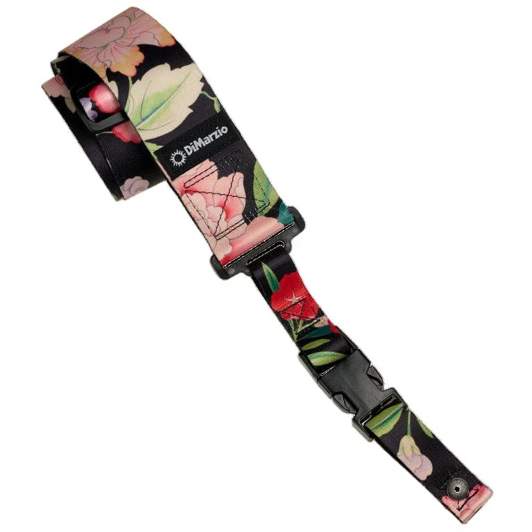 Dimarzio Steve Vai Botanical ClipLock Guitar Strap in Botanical Black - DD2254-DD2254_1-hero.jpg