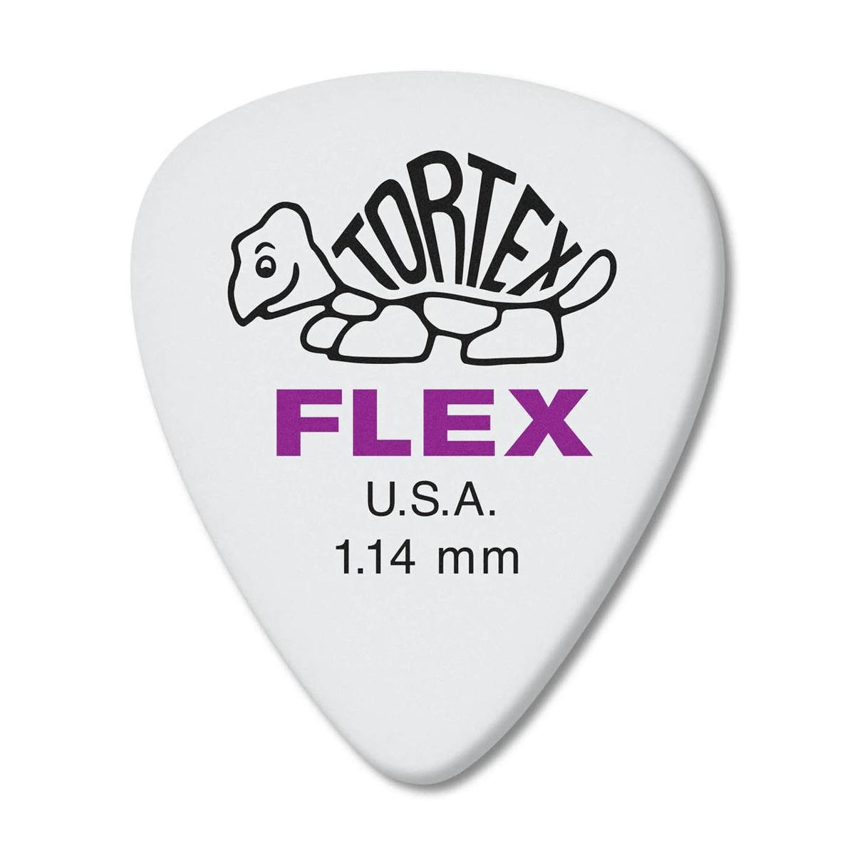 Dunlop Tortex Flex Standard 1.14mm Guitar Picks - Pack of 12 - 380275-Dunlop Tortex Flex Standard 1.14mm Guitar Picks.jpg