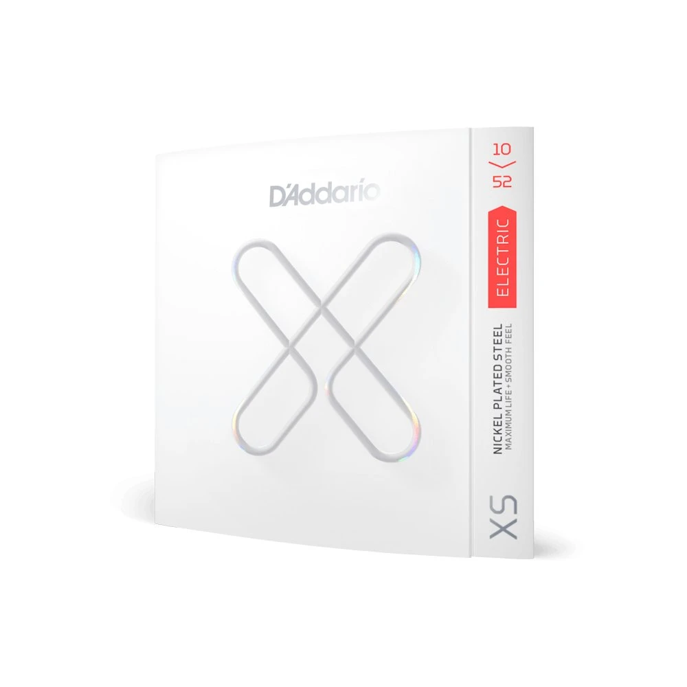 D'Addario XS Nickel Coated 10-52 Light Top Heavy Bottom Gauge Electric Guitar Strings - 512201-1652781259513.jpg