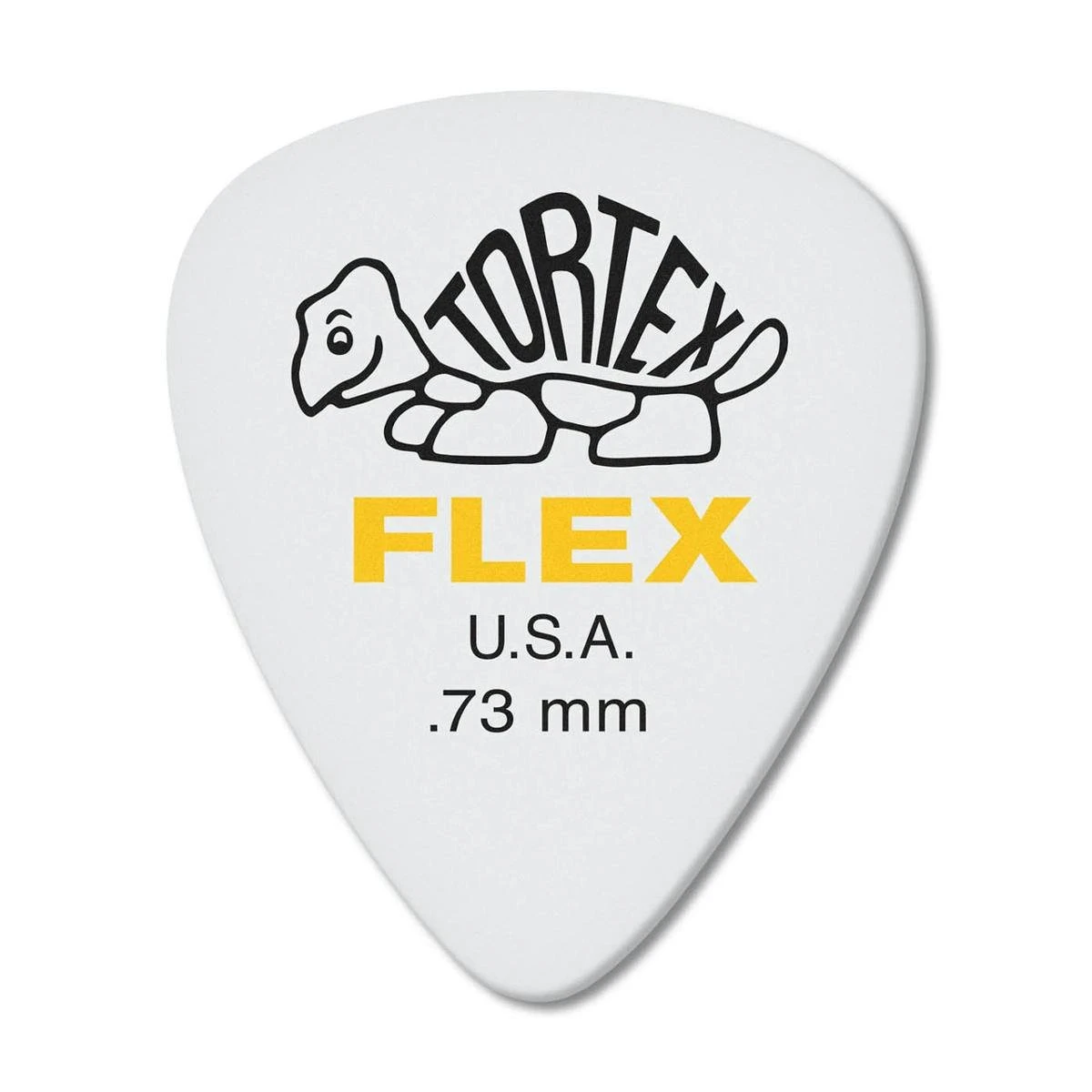 Dunlop Tortex Flex Standard 0.73mm Guitar Picks - Pack of 12 - 380271-Dunlop Tortex Flex Standard .73mm 1.jpg
