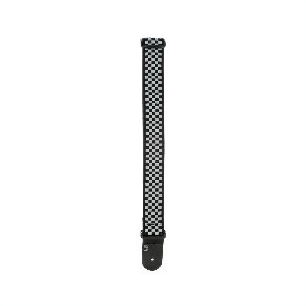 D'Addario 50mm Nylon Guitar Strap - Check Mate - 466244-1632829374620.jpg
