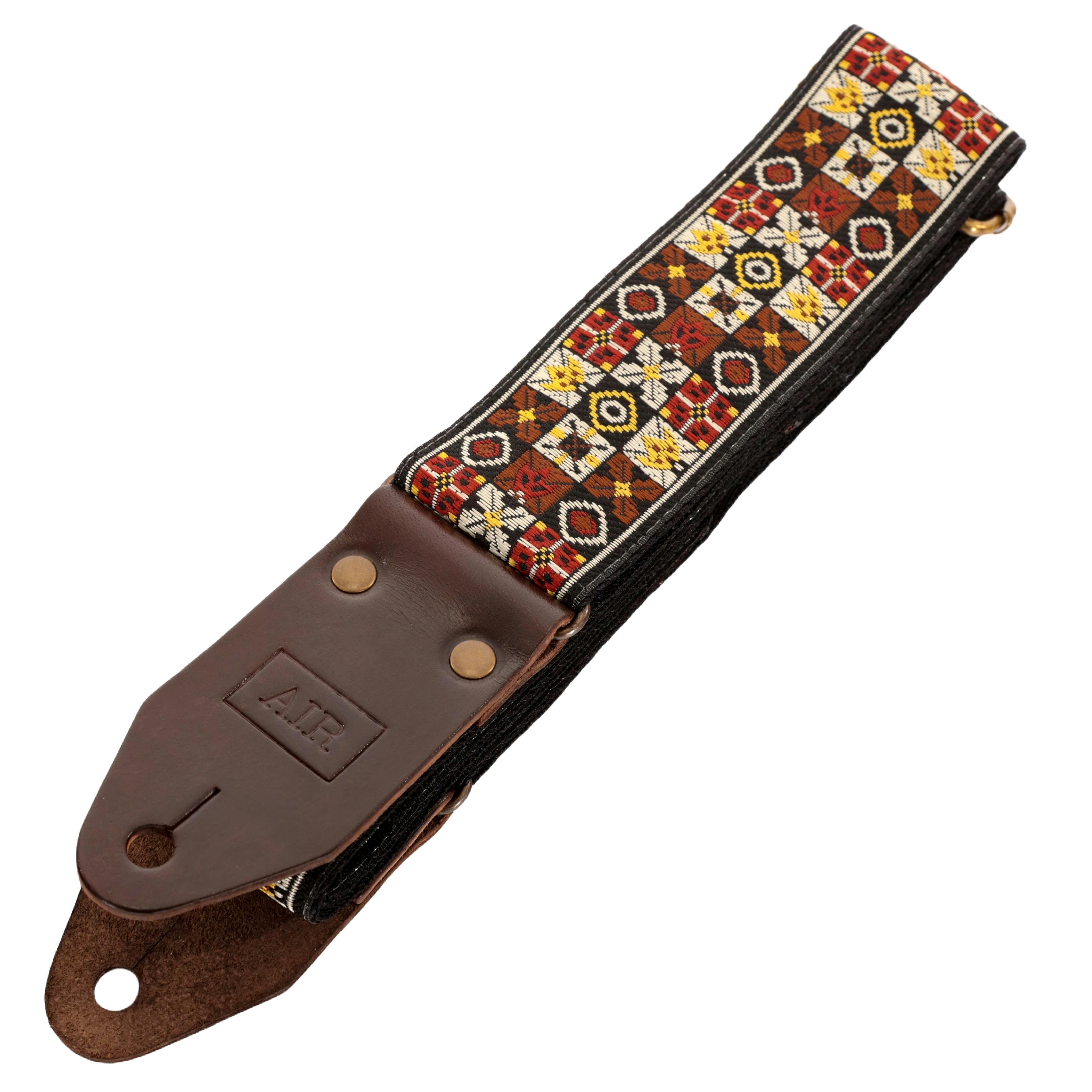 Air Straps Limited Edition Handcrafted Woodstock Guitar Strap - WOOD1-WOOD1-3.jpg