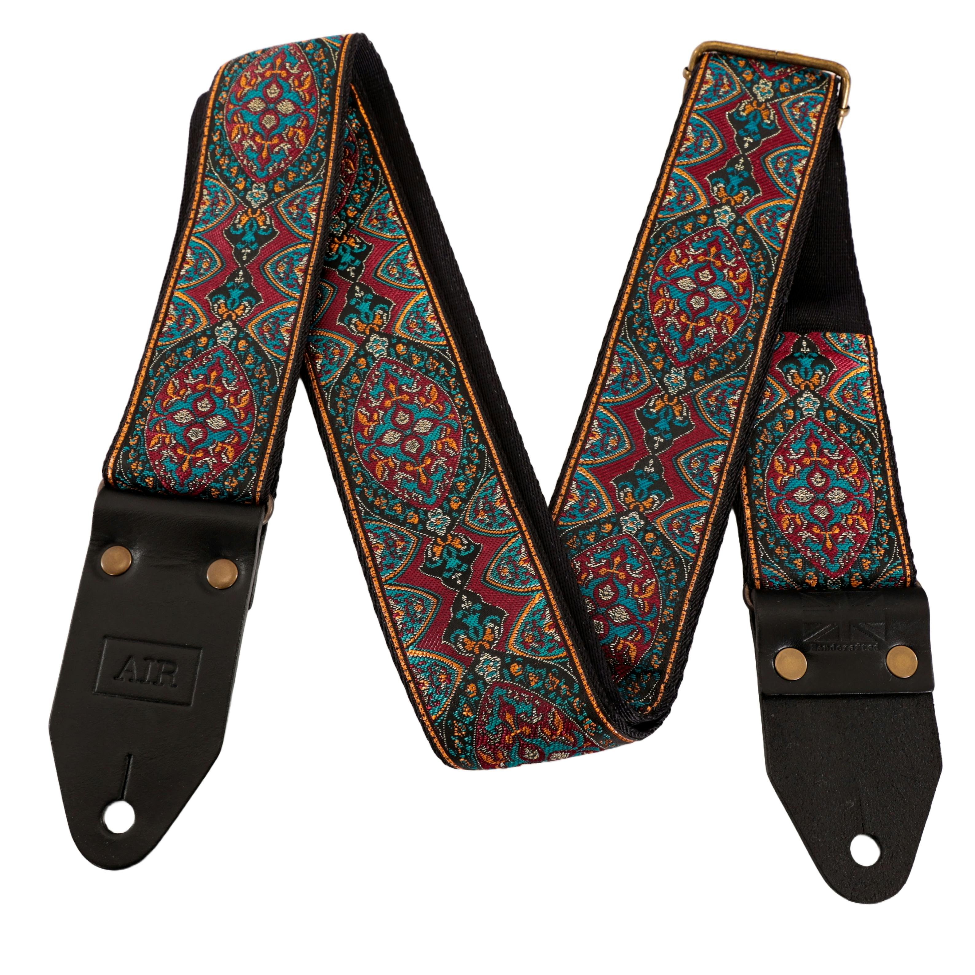 Air Straps Limited Edition Handcrafted Kashmir Guitar Strap - KASH1-KASH1-2.jpg