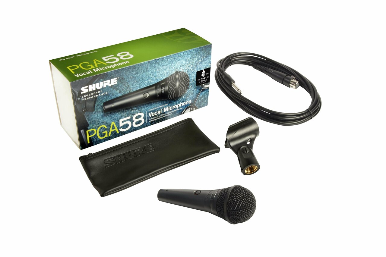 Shure PGA58 Cardioid dynamic vocal microphone with XLR-QTR cable - 70527-tmpA423.jpg