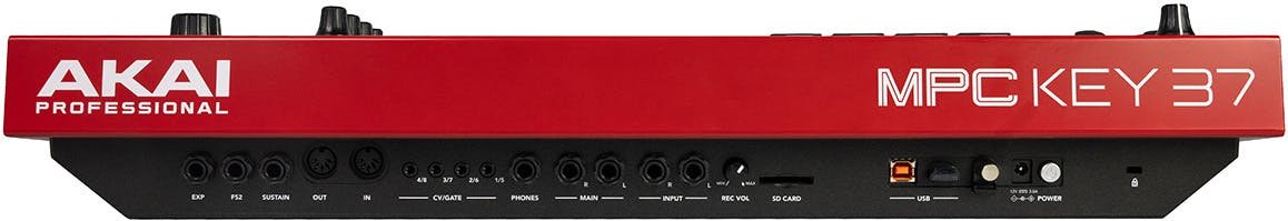 Akai Professional MPC Key 37 Standalone Production Keyboard - MPCKEY37XEUK-AKAI-MPC_Mey-37_Rear.jpg