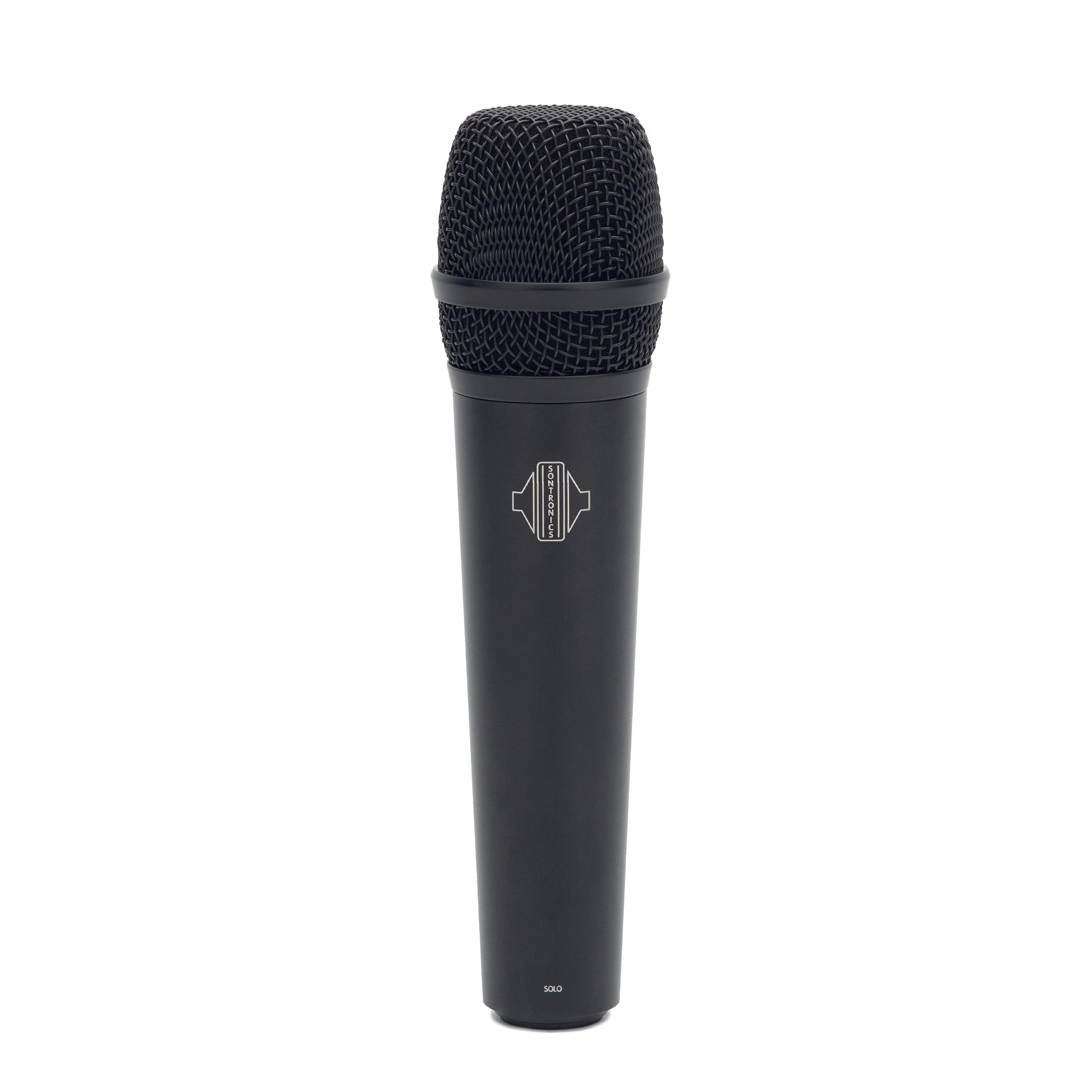 Sontronics Solo Handheld Dynamic Supercardioid Live Microphone - SOLO Front.jpg
