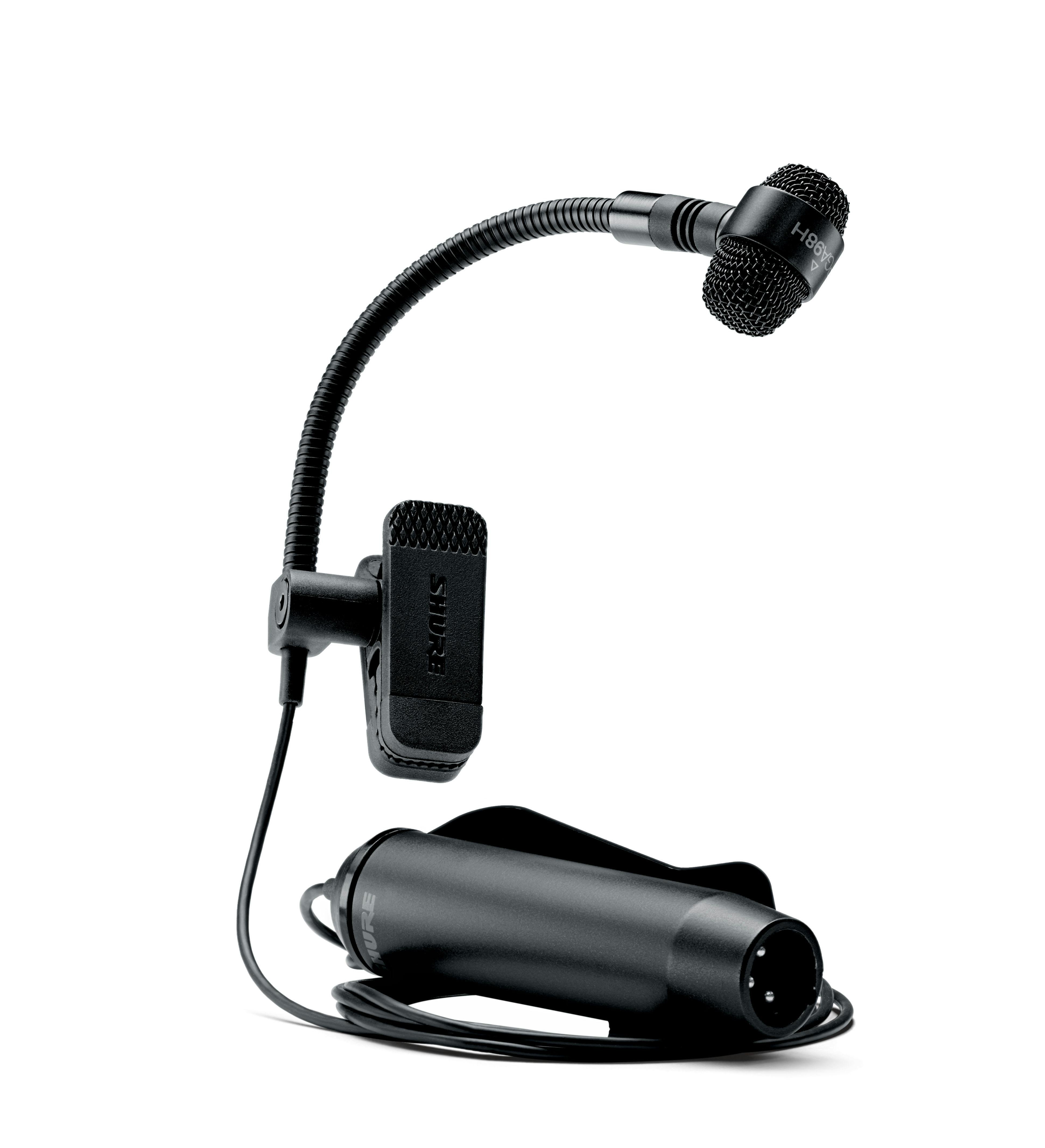 Shure PGA98H Cardioid Condenser Gooseneck Instrument Microphone With XLR Cable - 73976-PGA98H_HR.jpg