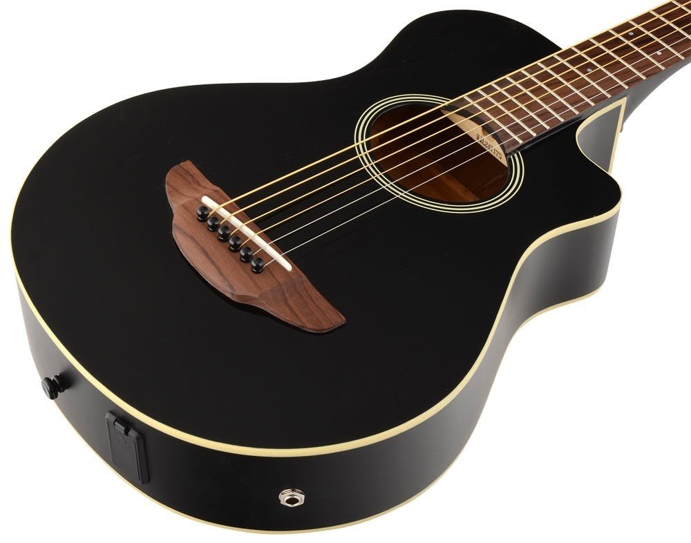 Yamaha APX T2 Travel Size Electro Acoustic Guitar in Black