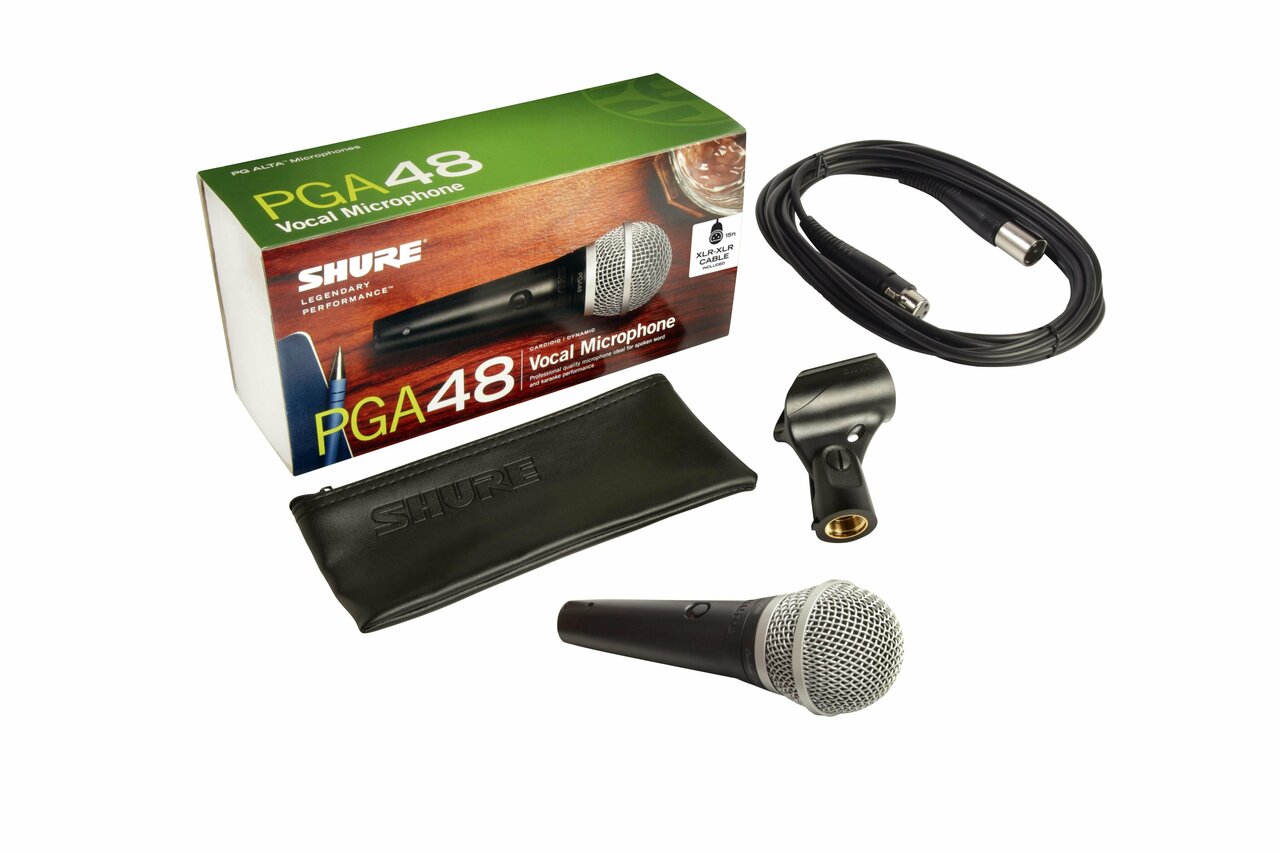 Shure PGA48 Cardioid dynamic vocal microphone With XLR Cable - 70487-tmp74BA.jpg