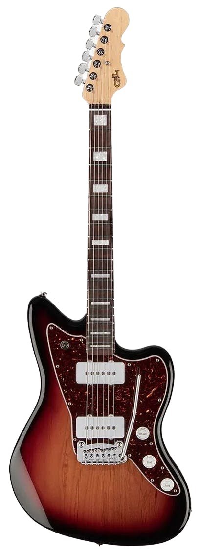 G&L Tribute Doheny Electric Guitar in Three-Tone Sunburst - TI-DOH-173R20R46-sire-tribute-doheny-front.jpg