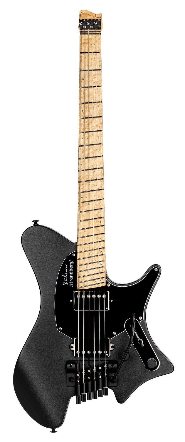 Strandberg Salen Classic 6 Electric Guitar with Tremolo in Black