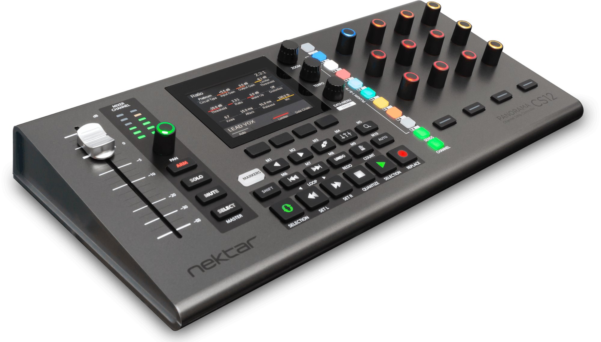 Nektar Panorama CS12 Channel Strip MIDI Controller for DAWs - PANORAMACS12-Panorama_CS12-1.jpg