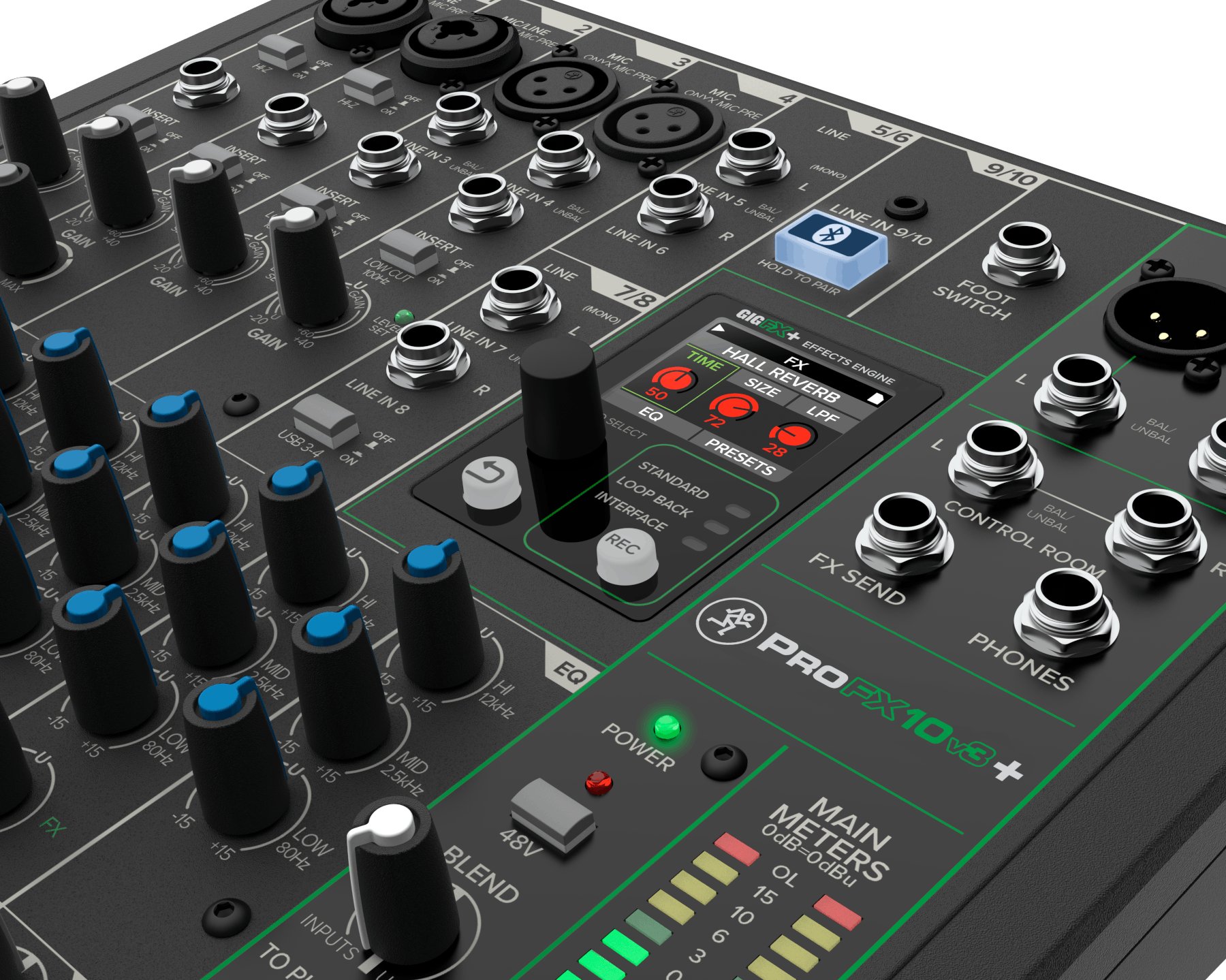 Mackie PROFX10 V3+ Mixer with 4 Mic Inputs & Digital FX - 2056098-03-Mackie_Profx10_V3_Zoom.jpg