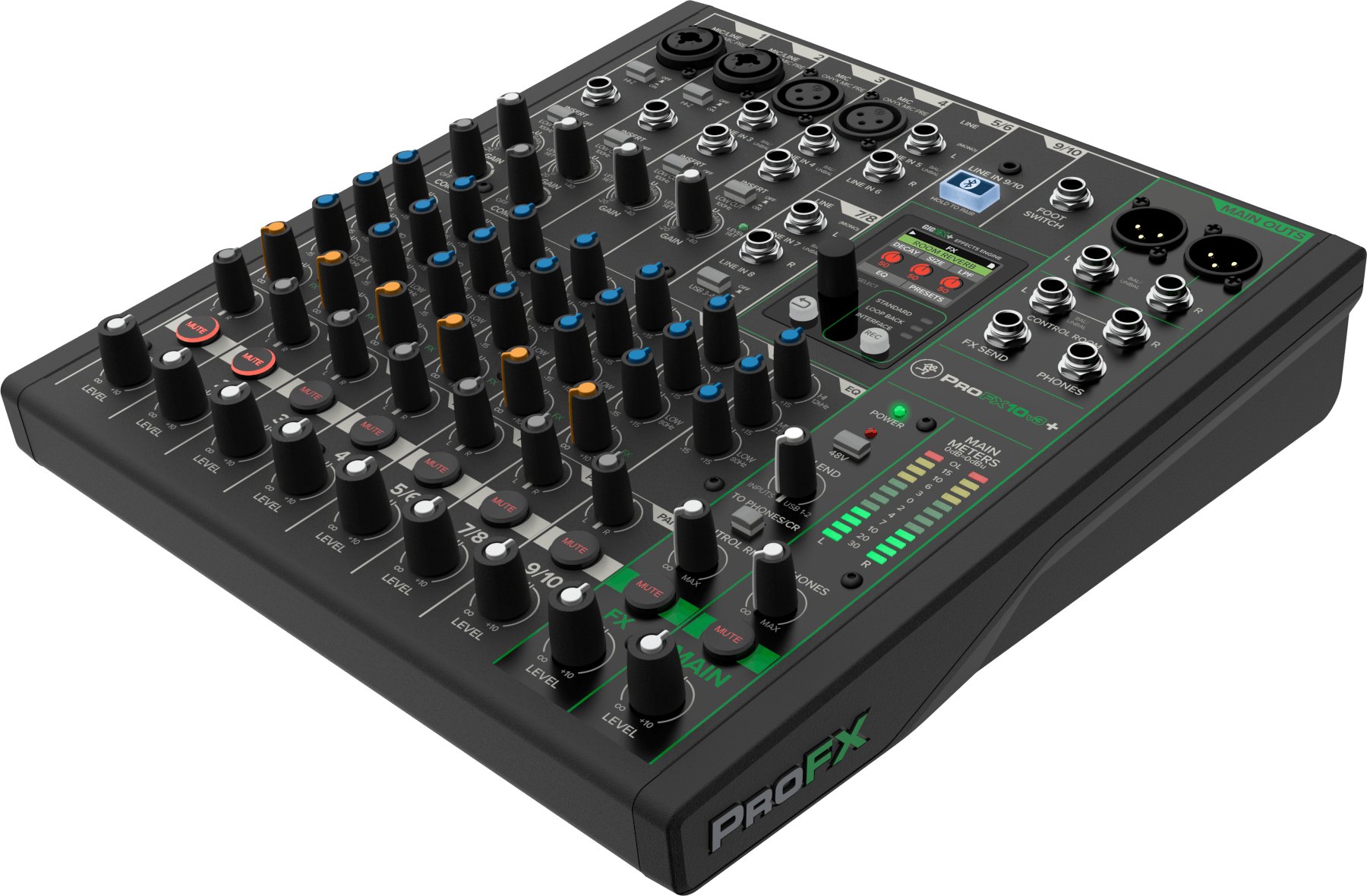 Mackie PROFX10 V3+ Mixer with 4 Mic Inputs & Digital FX - 2056098-03-Mackie_Profx10_V3_Right.jpg