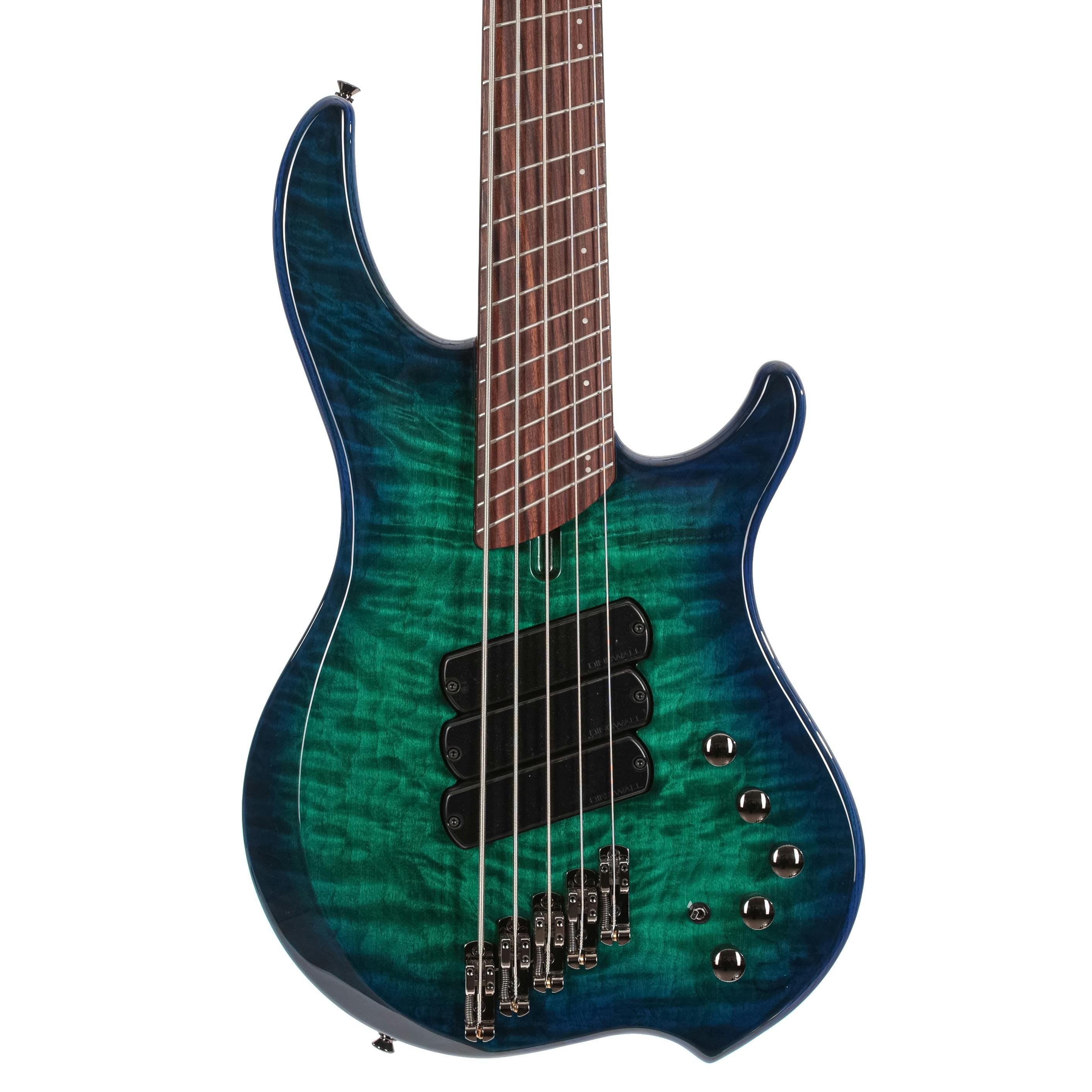 Dingwall Combustion 5-String Quilted Top in Whalepool Burst