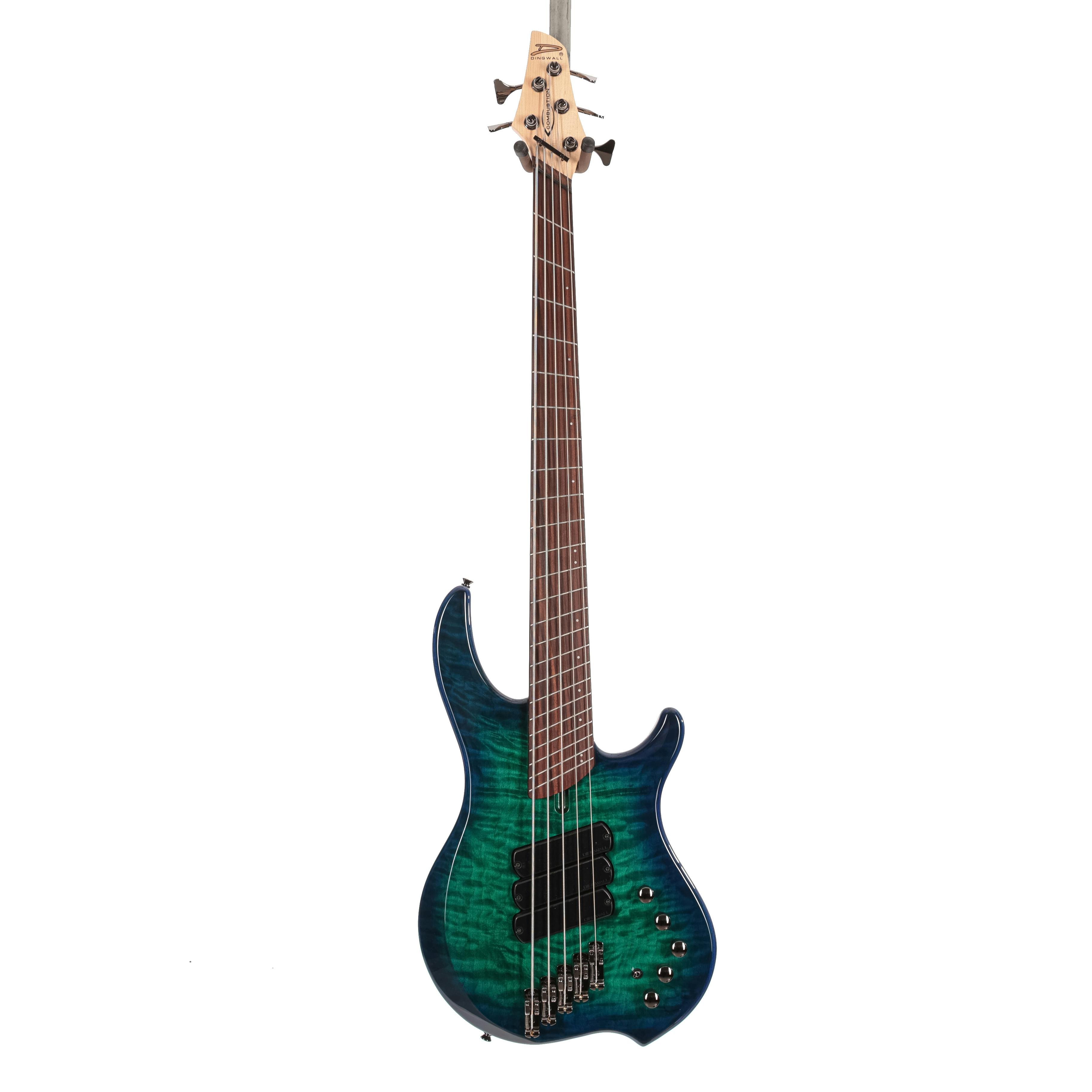 Dingwall Combustion 5-String Quilted Top in Whalepool Burst