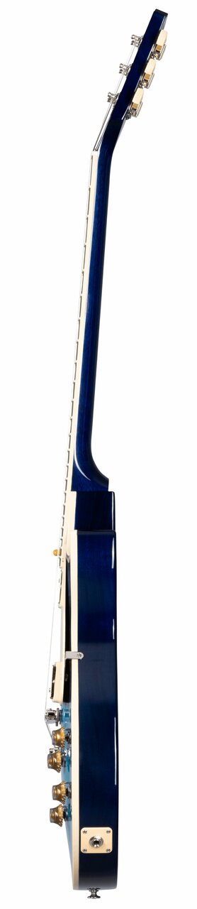 Gibson Les Paul Standard '50s Electric Guitar in Transparent Blueberry Burst - LPS500B9NH1-Gibson-USA-Les-Paul-Standard-50s-in-Transparent-Blueberry-Side.jpg