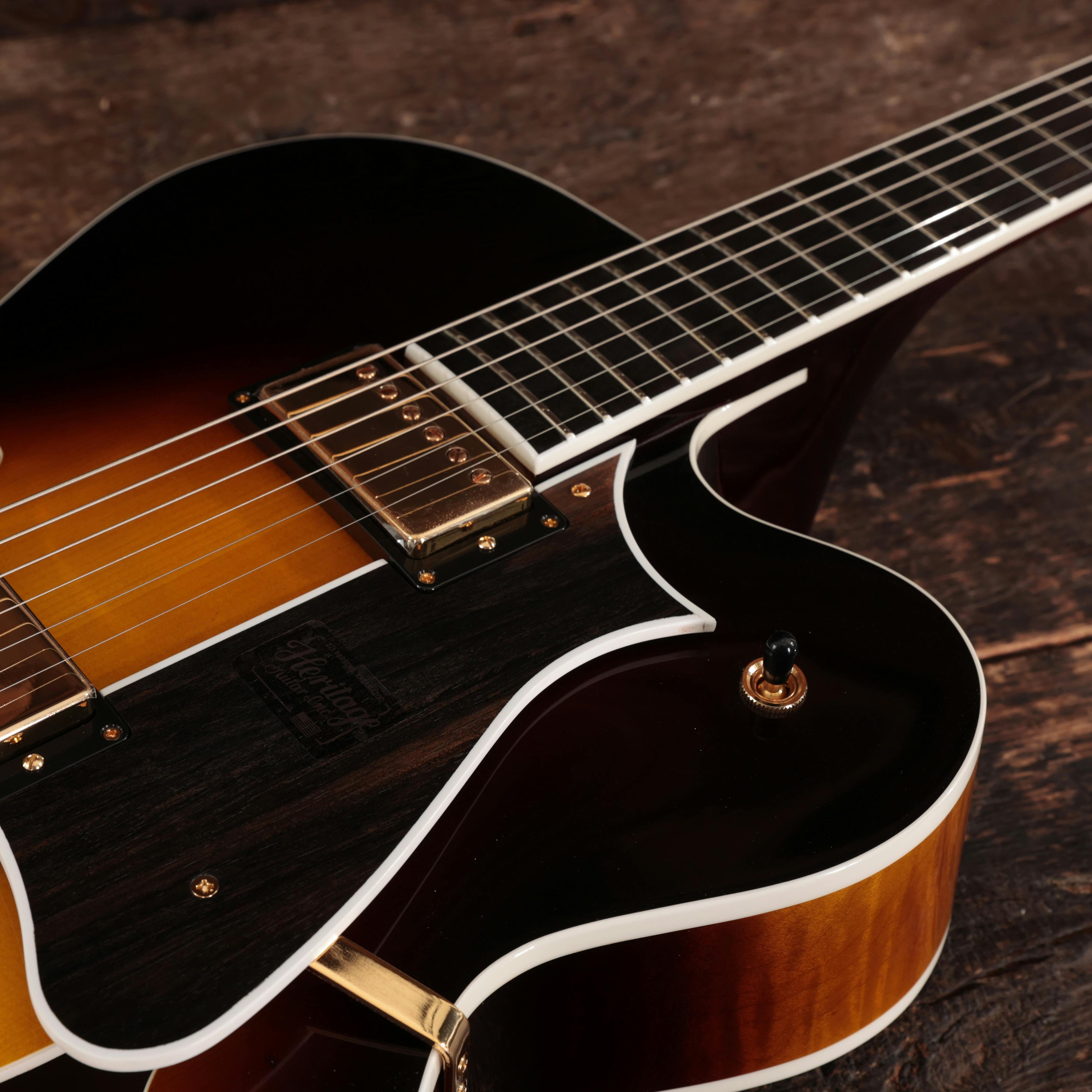 Heritage Standard Collection Eagle Classic Hollow Electric Guitar in Original Sunburst - 1000303123-AN20001-7.jpg