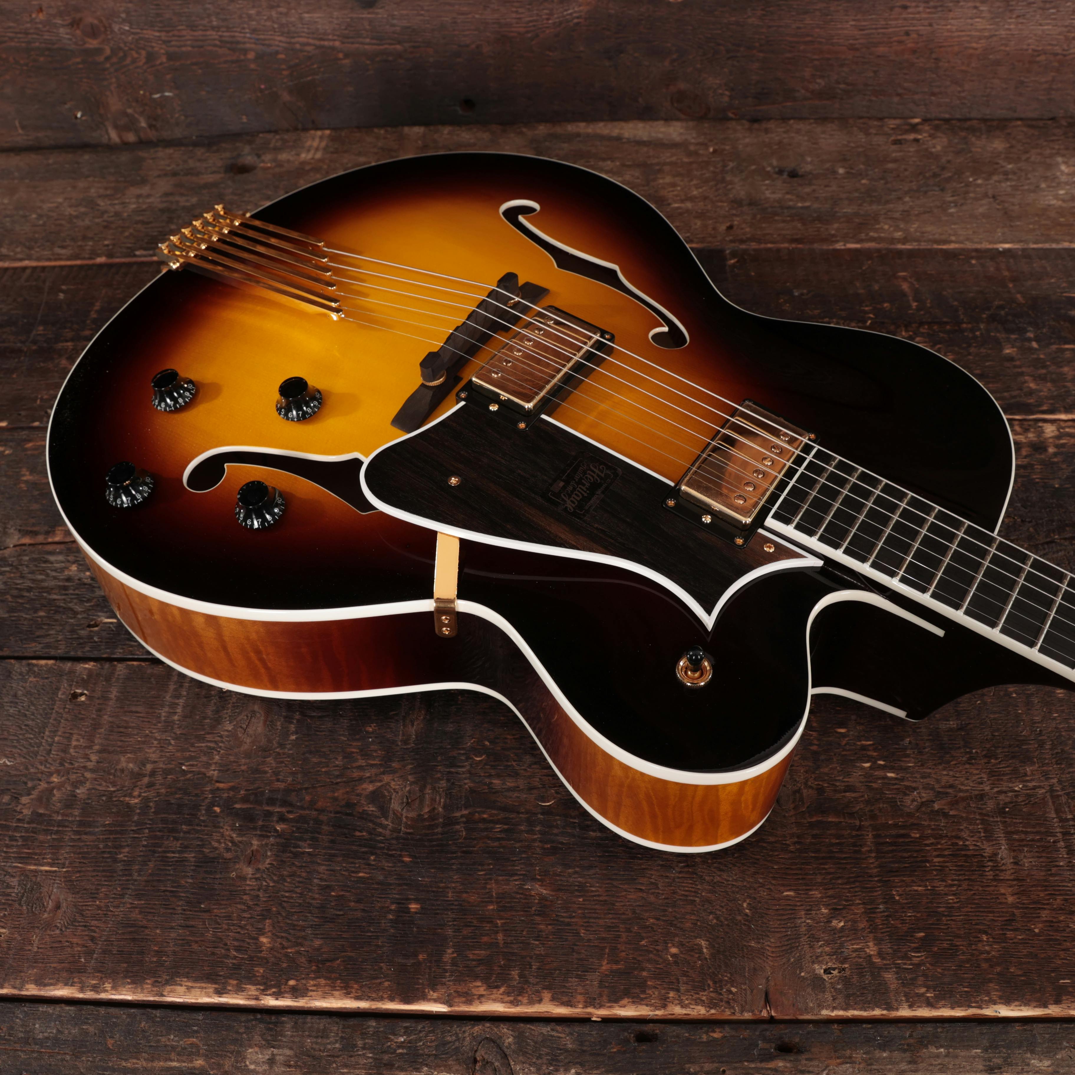 Heritage Standard Collection Eagle Classic Hollow Electric Guitar in Original Sunburst - 1000303123-AN20001-11.jpg