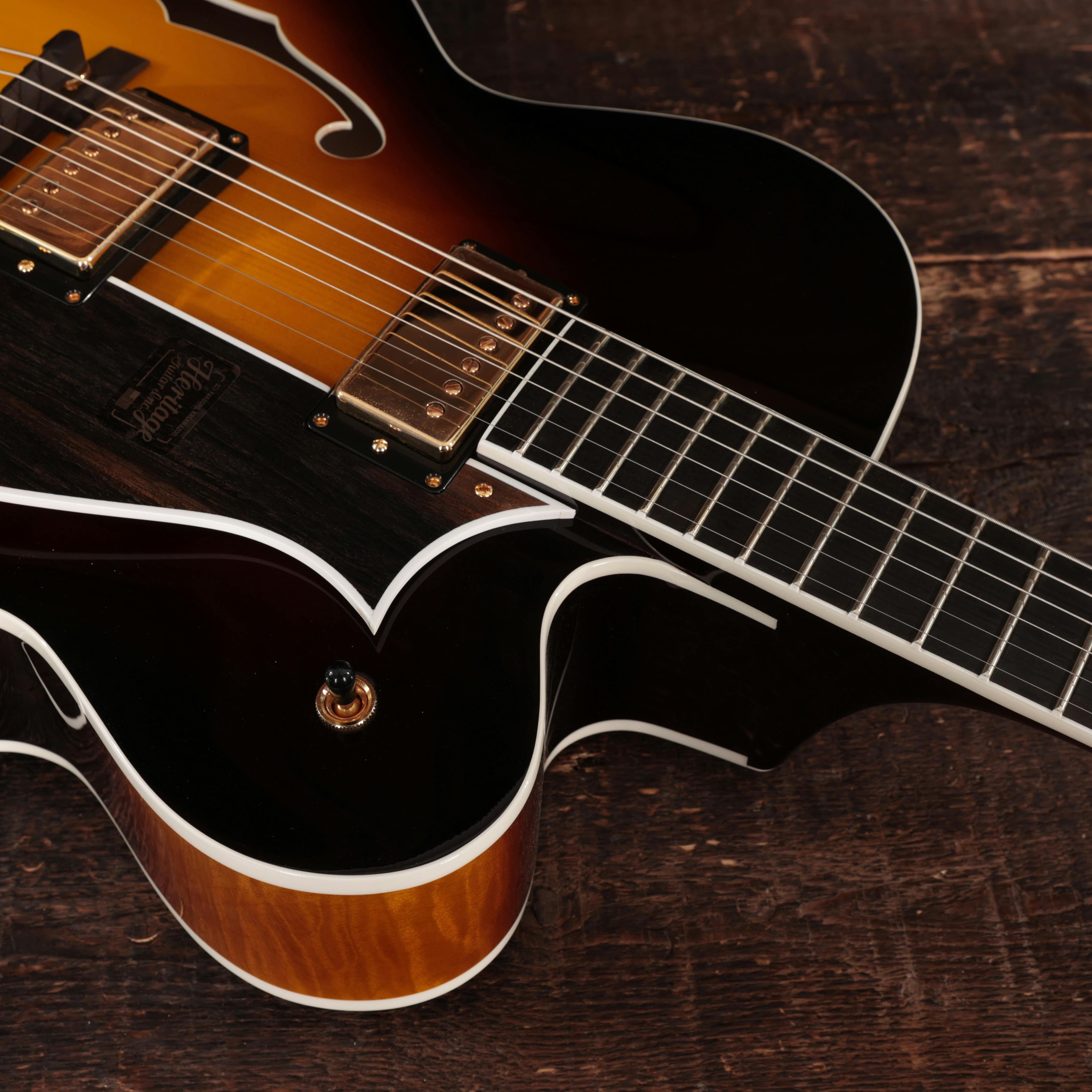 Heritage Standard Collection Eagle Classic Hollow Electric Guitar in Original Sunburst - 1000303123-AN20001-12.jpg