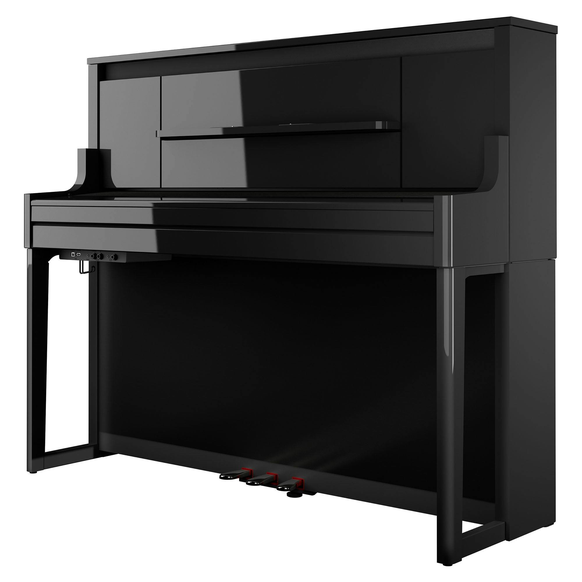 Roland LX 9 PE Luxury Upright Piano in Polished Ebony - LX-9-PE-LX-9_PE_DL_CLOSED.jpg