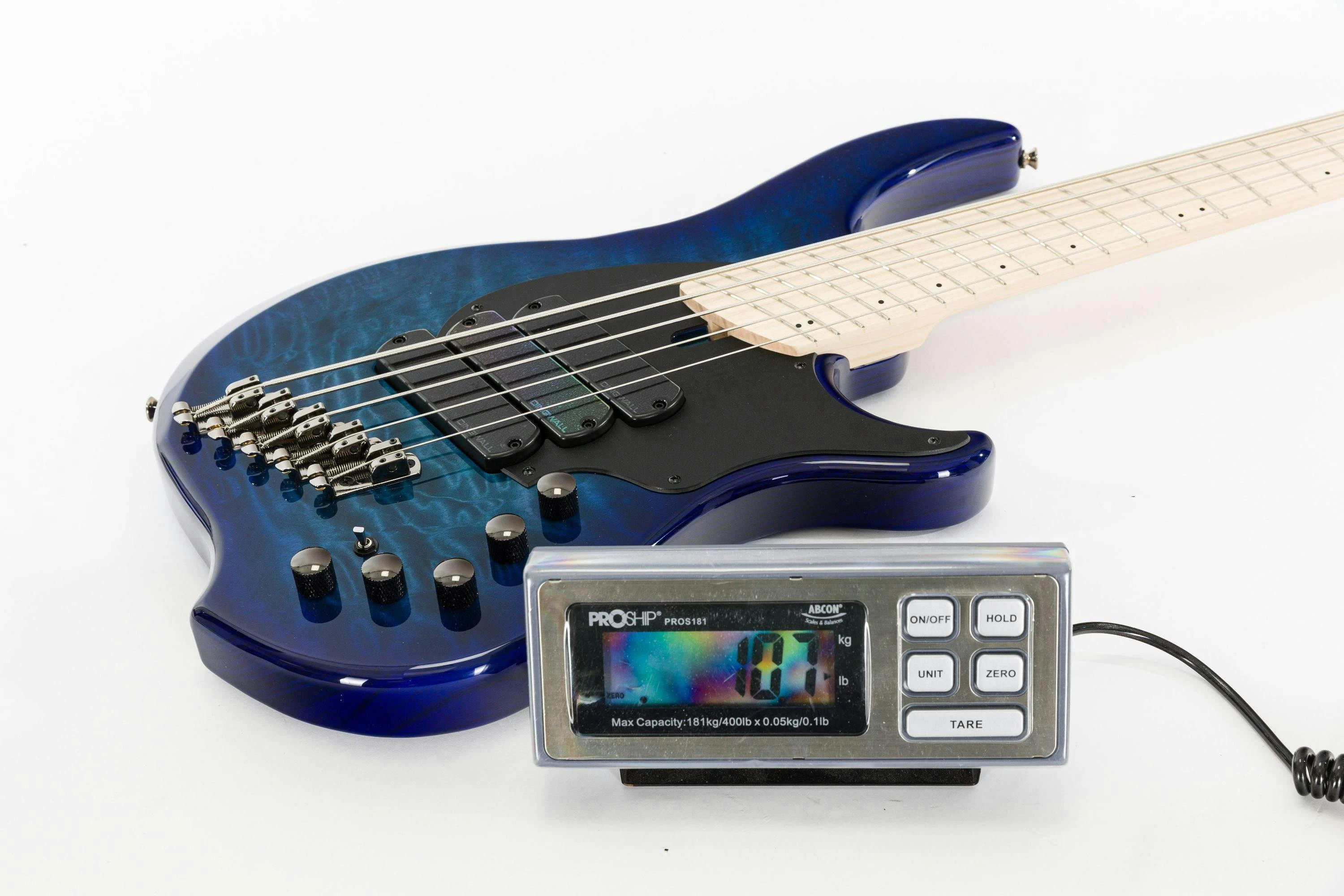 Dingwall Combustion 5-String Bass Guitar in Indigo Burst with Quilted Maple Top & Maple Fingerboard - 457590-09358 (5).jpg