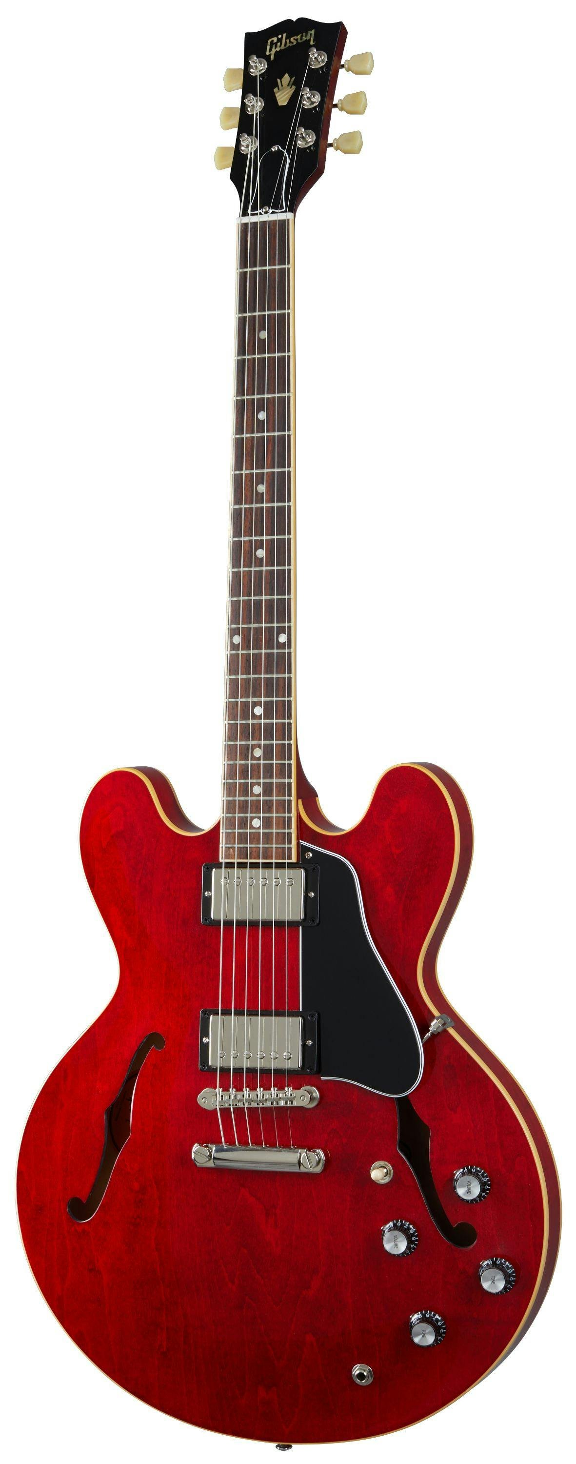 Gibson USA ES-335 Semi Hollow Electric Guitar in Sixties Cherry - 382639-ES3500SCNH1_front.jpg