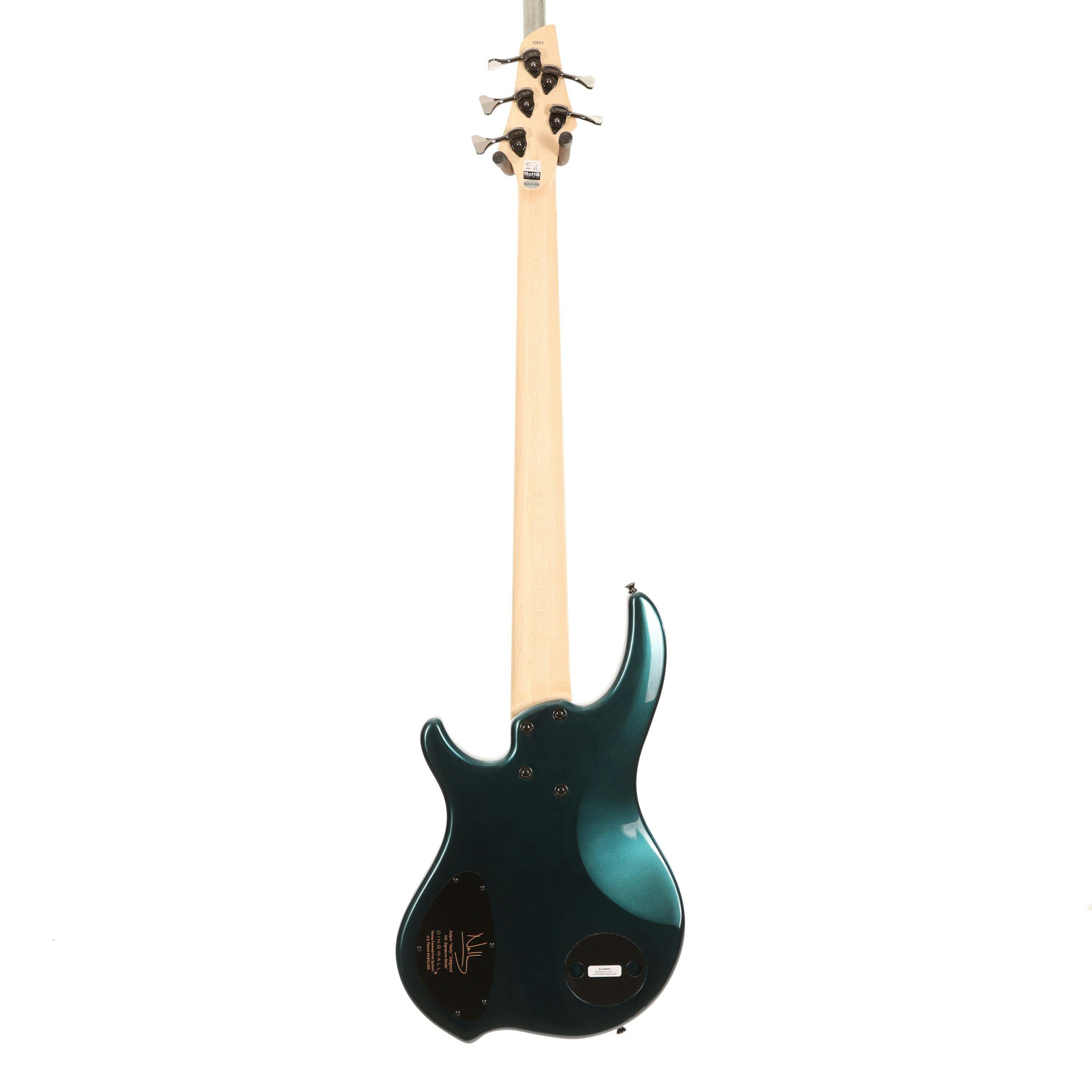 Dingwall NG-3 5-String Electric Bass Guitar in Gloss Black and Forest Green with Maple Fingerboard - 488774-10553 (3).jpg