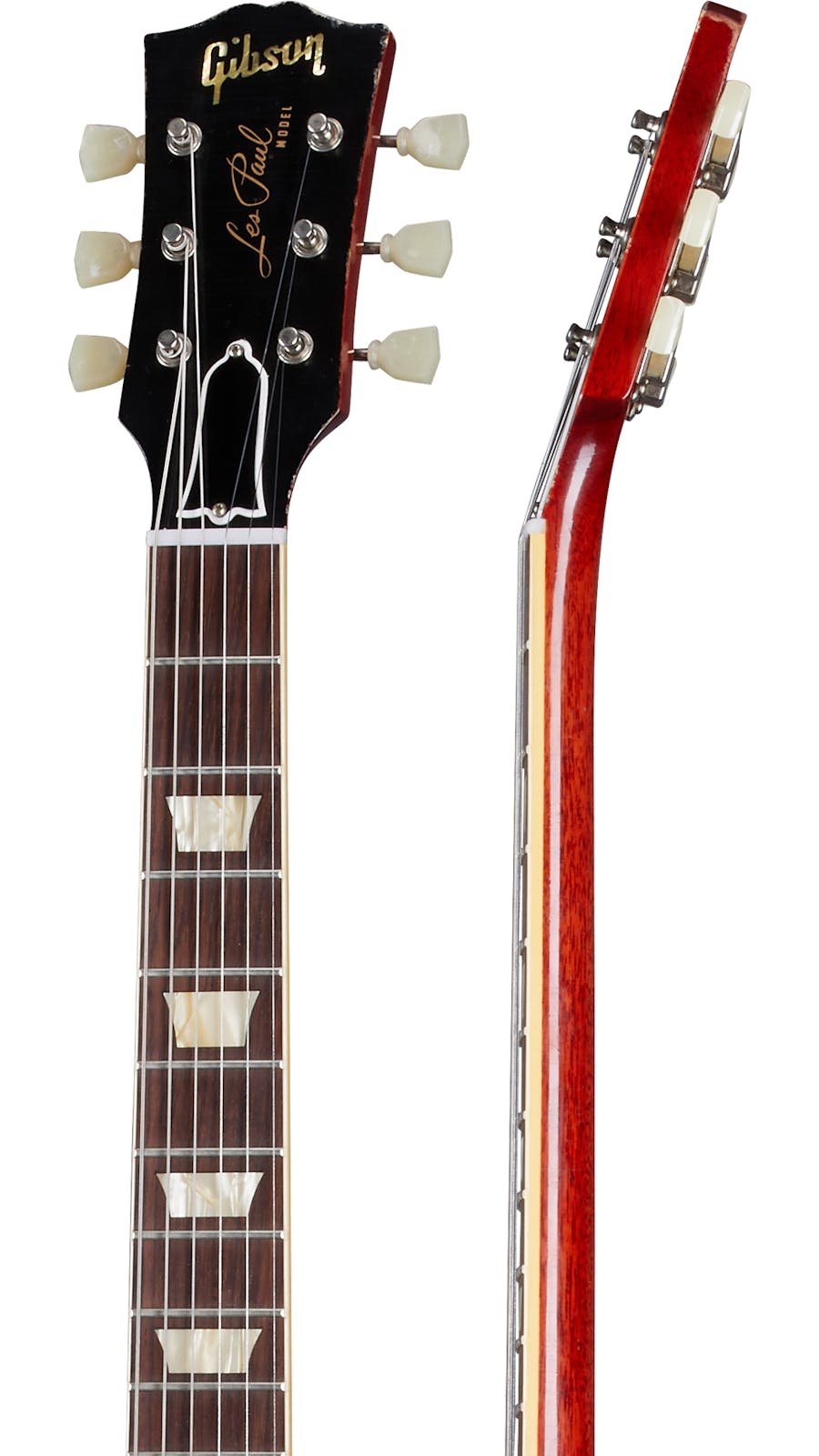 Gibson Custom Shop Murphy Lab 1959 Les Paul Standard Reissue Light Aged in Dirty Lemon Burst - 434365-neck-side-1600_900.jpg