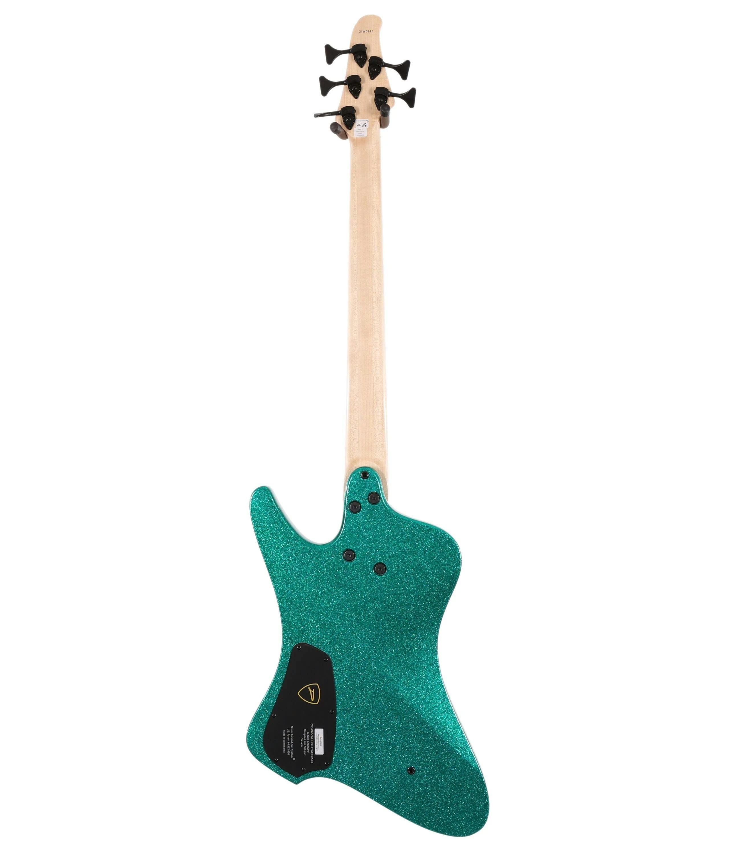 Dingwall D-Roc Standard 5-String Bass Guitar in Gloss Metalflake Aquamarine - 480051-21W0143 (3).jpg