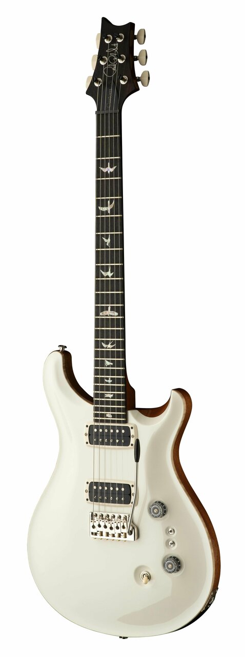 ギター Paul Reed Smith CUSTOM24 Antique White PRS Custom 24-08 Antique Electric Guitar in White Top Natural Back