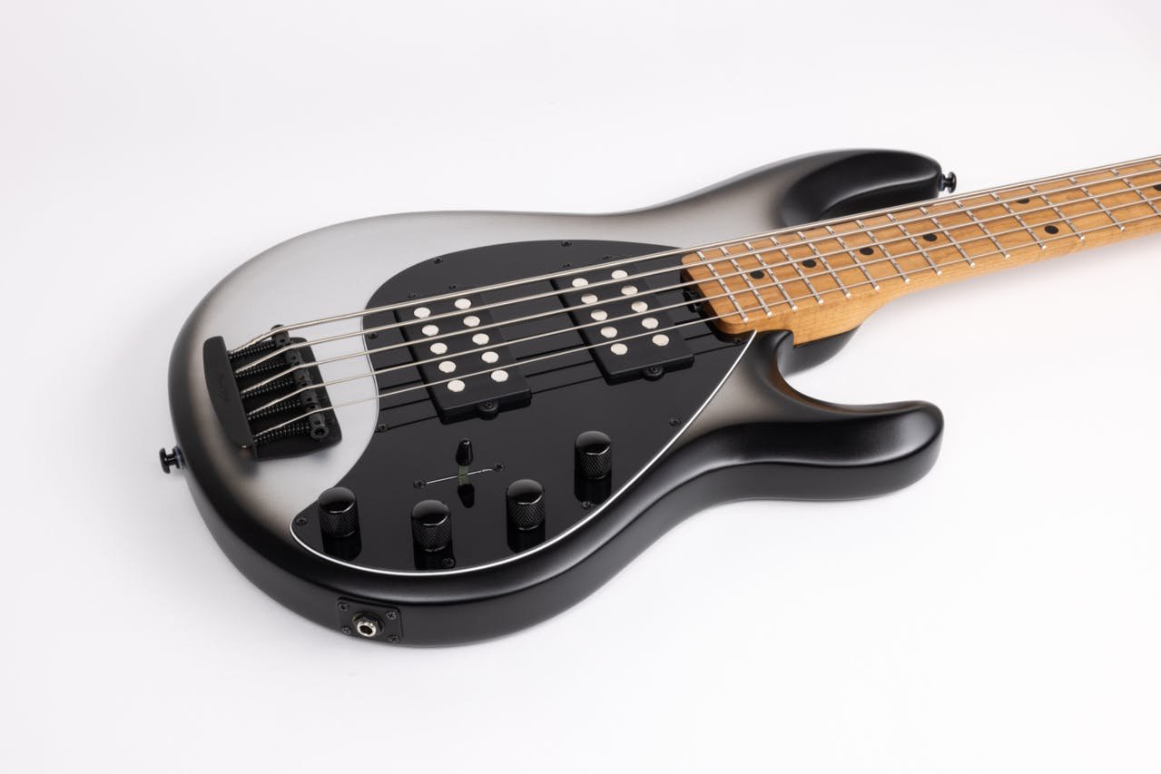 Music Man StingRay Special 5 HH Bass Guitar in Black Rock