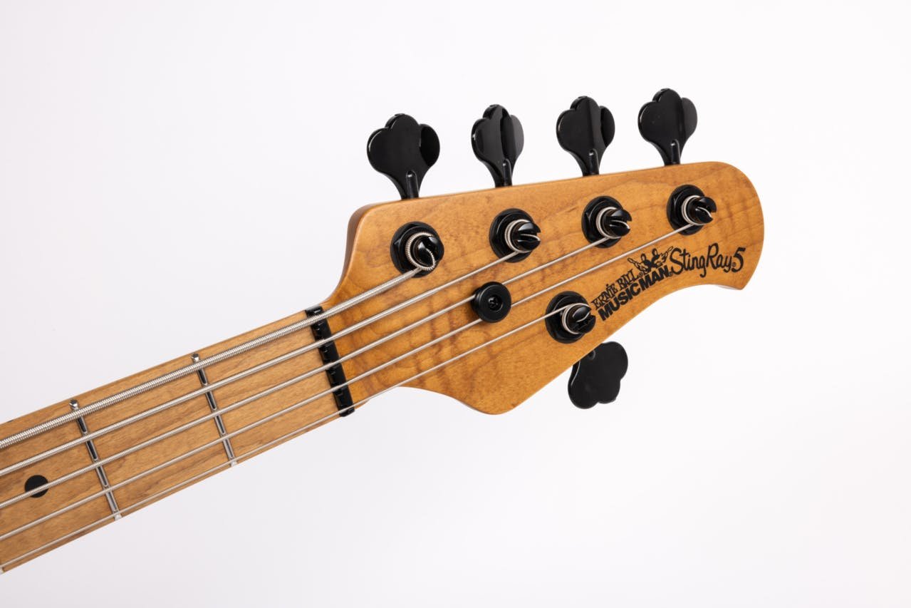 Music Man StingRay Special 5 HH Bass Guitar in Black Rock
