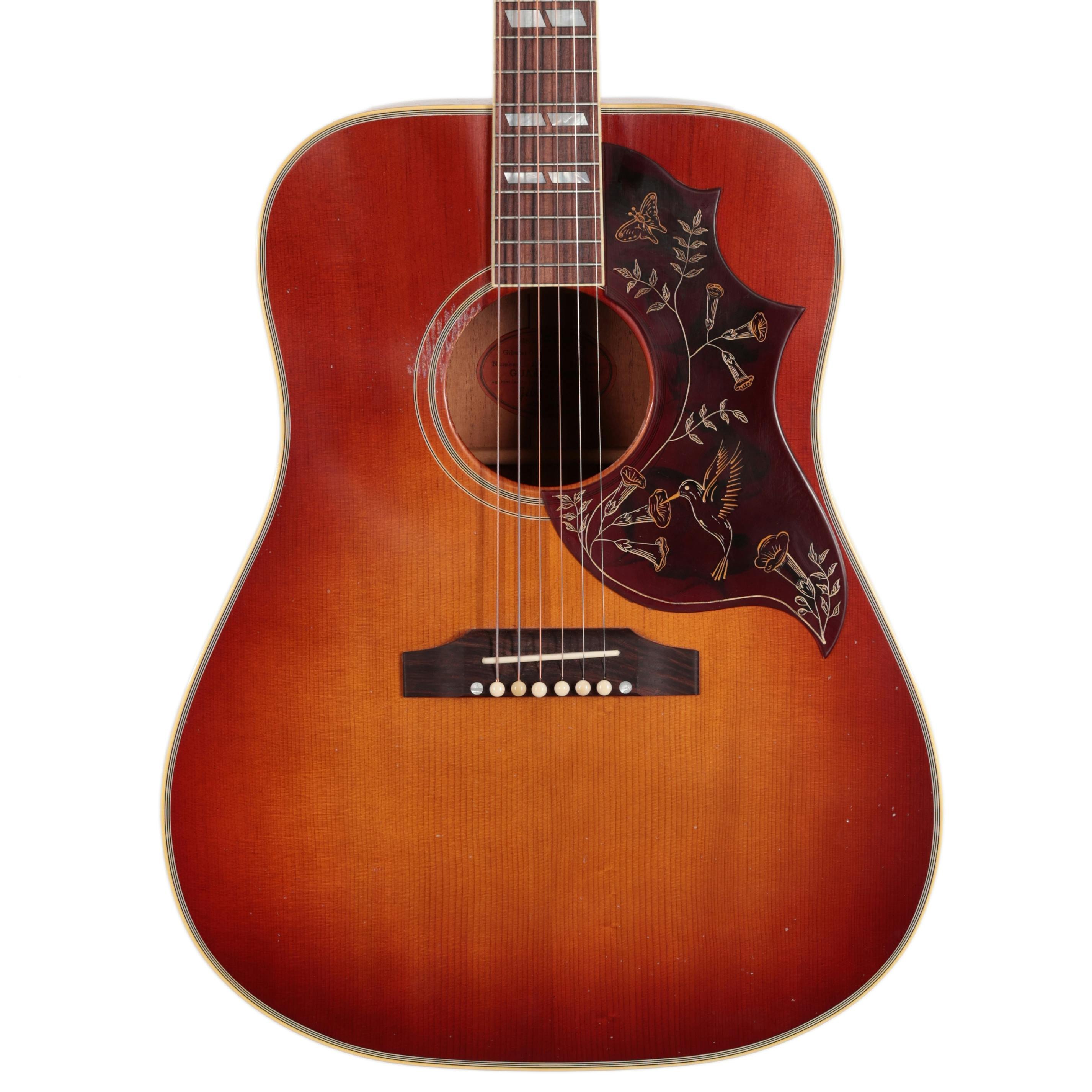 Gibson Custom Shop Murphy Lab 1960 Hummingbird Light Aged Acoustic Guitar in Heritage Cherry Sunburst - CSSSHBHCSLASNT-21663023-1.jpg