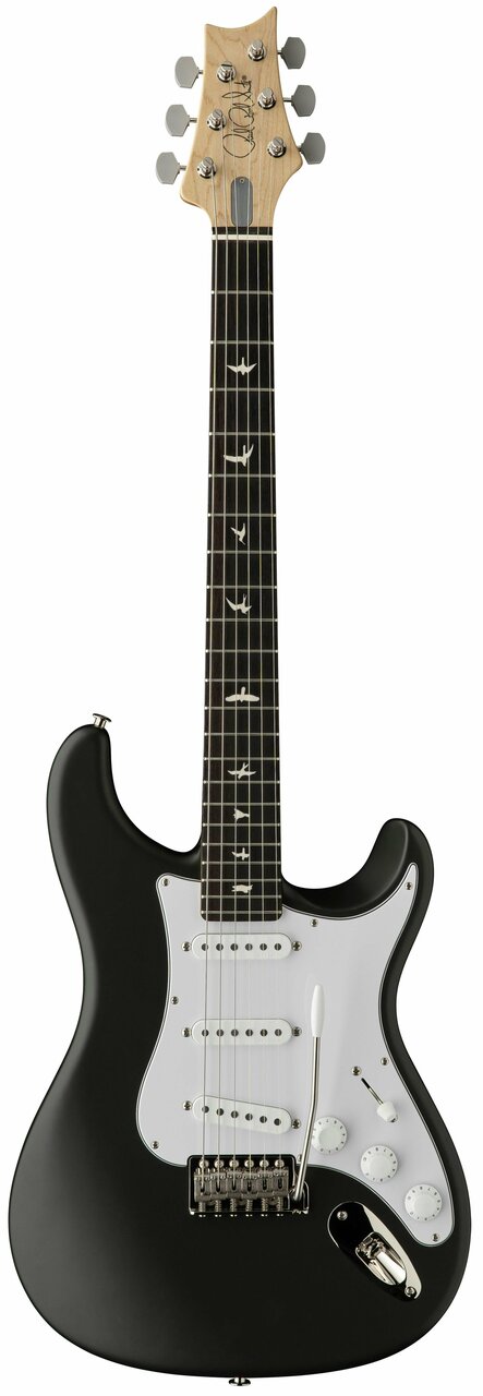 PRS John Mayer Silver Sky Electric Guitar in Faded Black Tee Satin Rosewood Fretboard - J1A2MJISJNJJJJW82-PRS-John-Mayer-Silver-Sky-Electric-Guitar-in-Faded-Black-Tee-Satin-Rosewood-Fretboard-Front.jpg