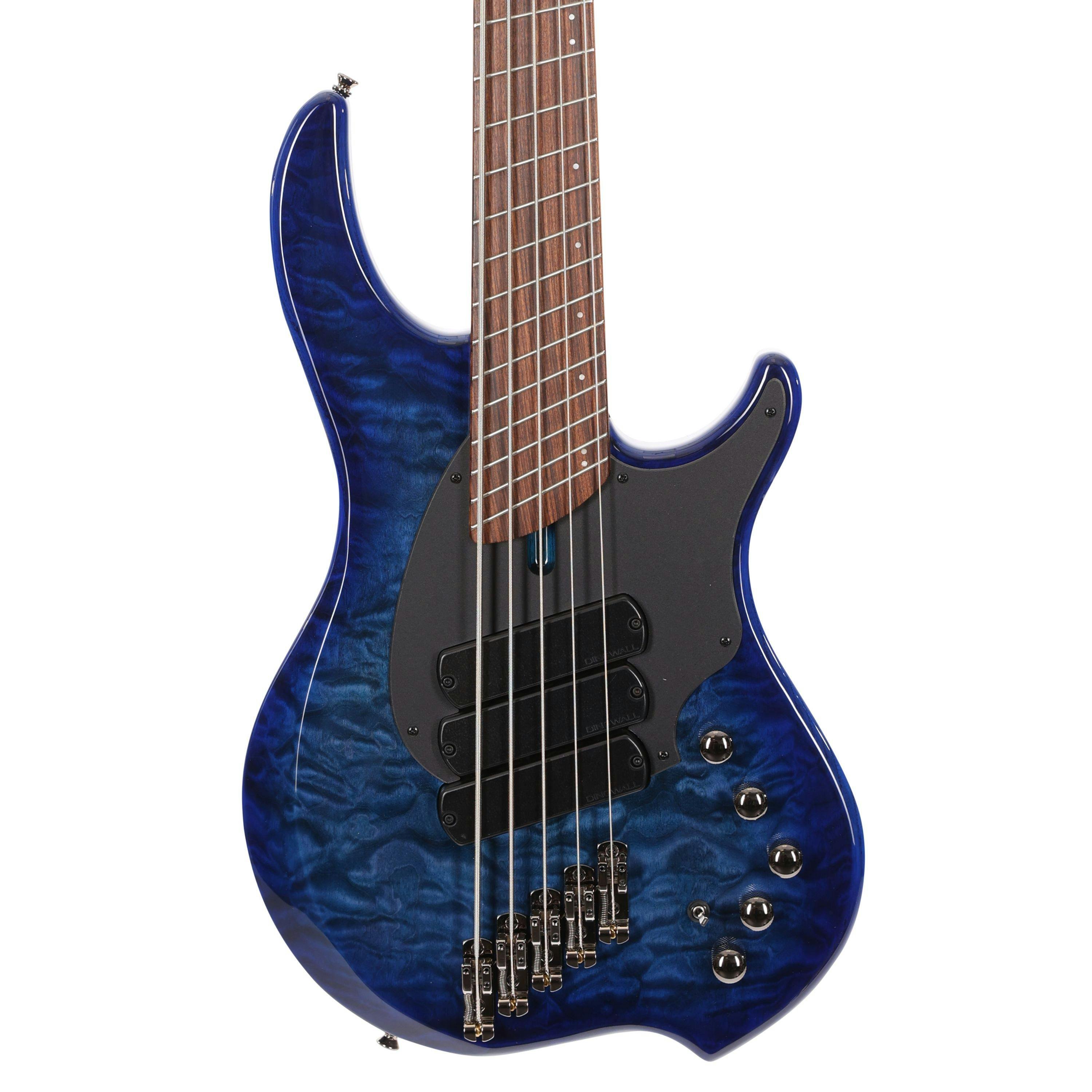 Dingwall Combustion 5-String Bass Guitar in Indigo Burst, Quilted Maple Top - 446683-08262 (2).jpg