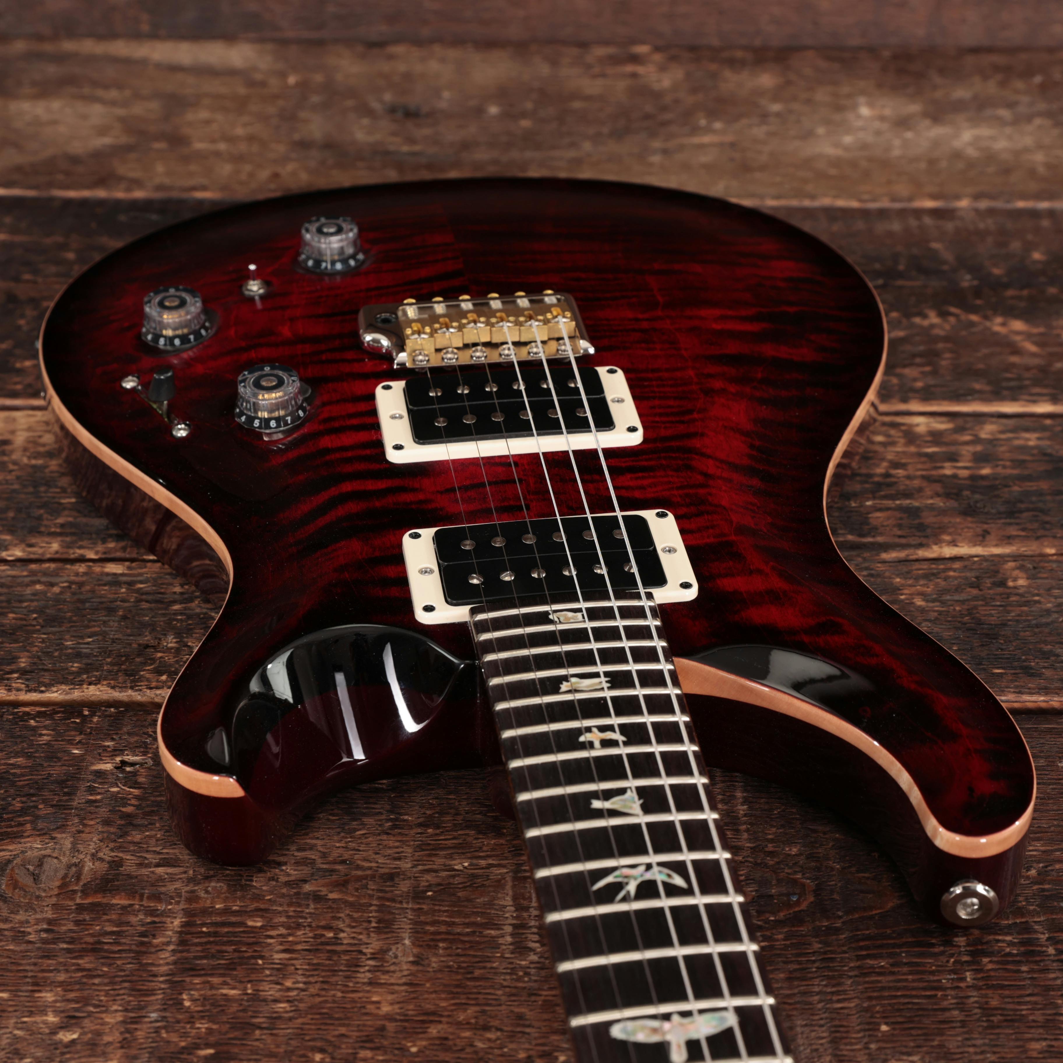 PRS Custom 24 Piezo Maple Top Rosewood Fretboard in Fire Red Burst - PZM4FNHTI6R55CFR-0370766-12.jpg