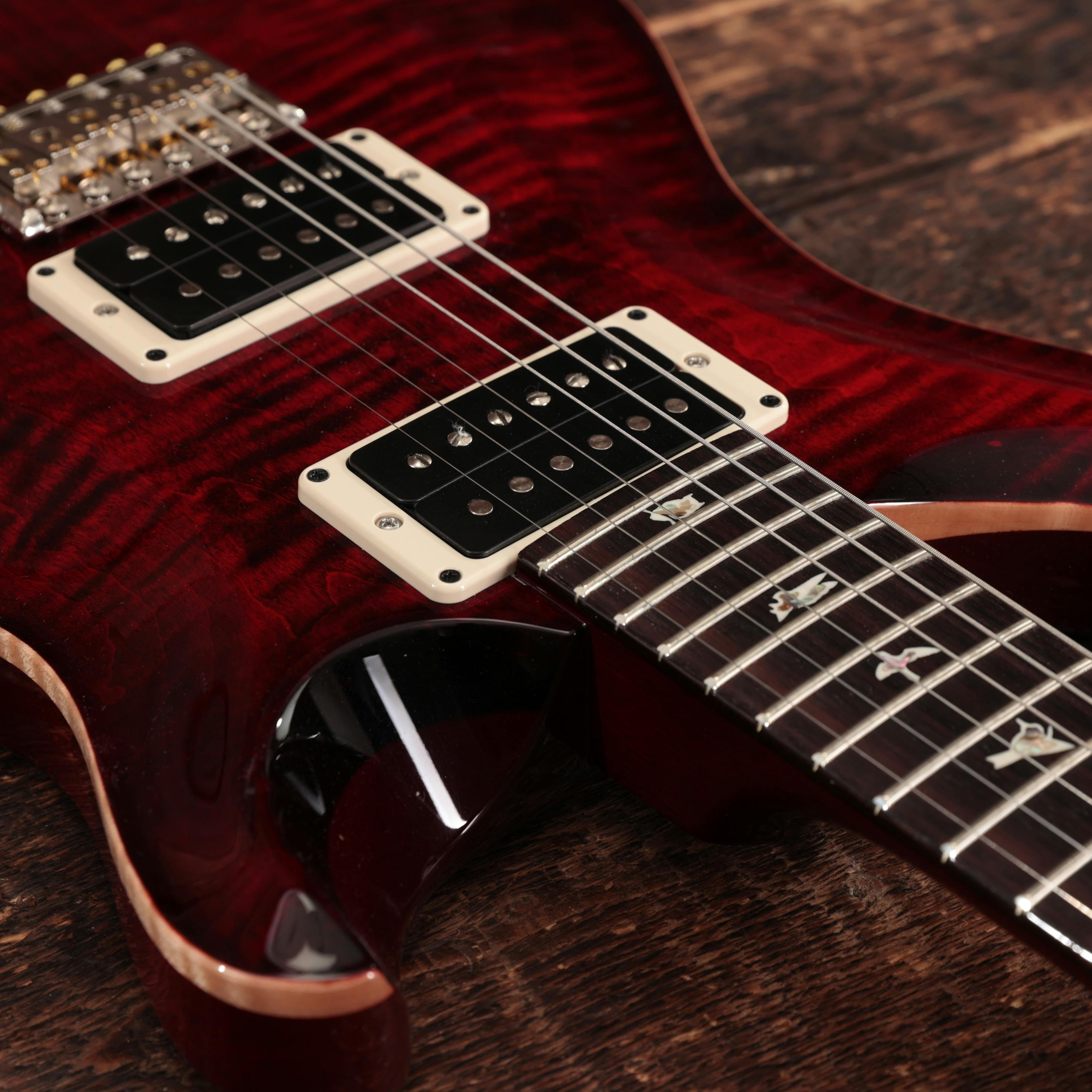PRS Custom 24-08 Electric Guitar in Fire Red Burst - C9M4FNHTI6355AFR-0368989-13.jpg