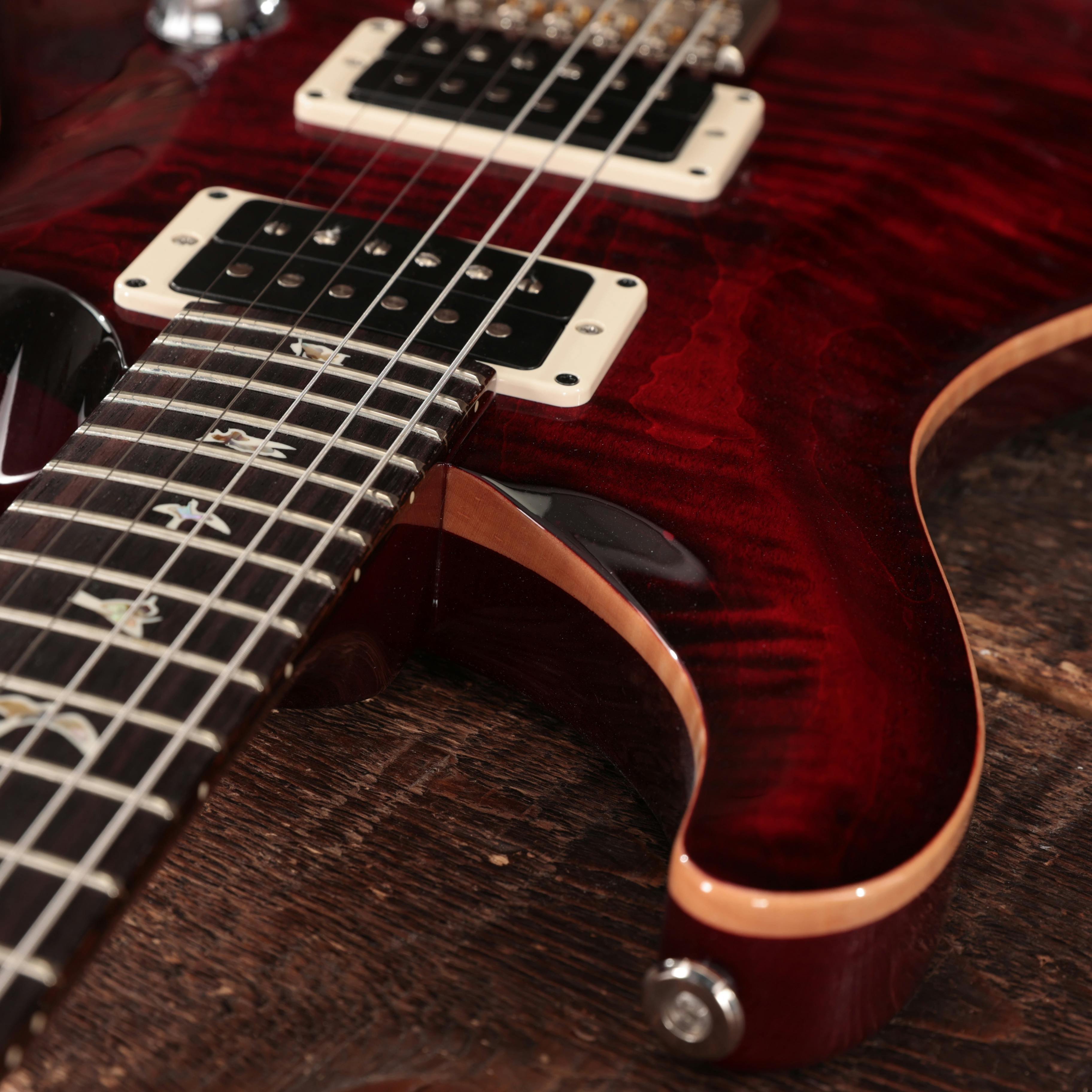 PRS Custom 24-08 Electric Guitar in Fire Red Burst - C9M4FNHTI6355AFR-0368989-14.jpg