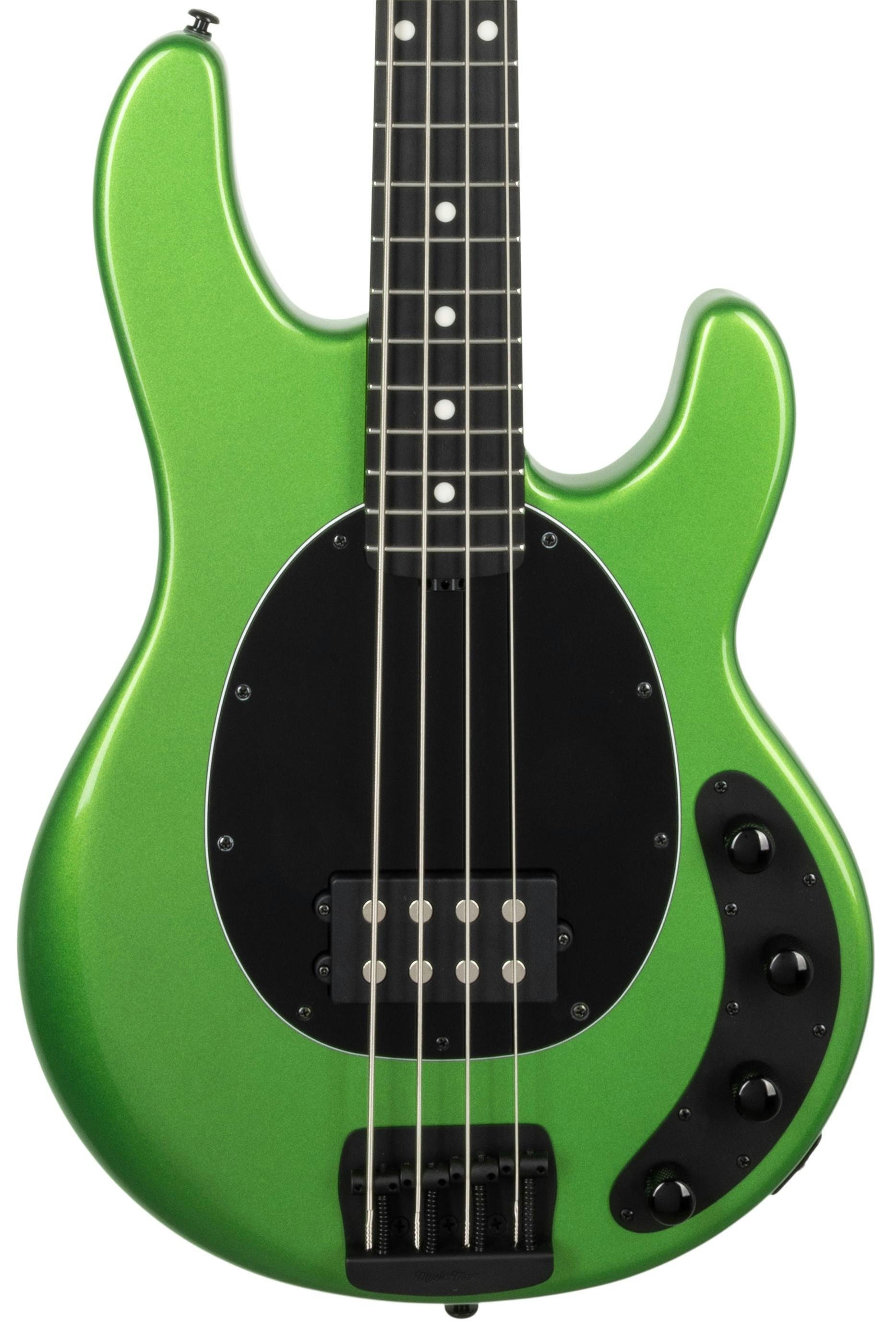 Music Man StingRay Special Bass Guitar in Kiwi Green