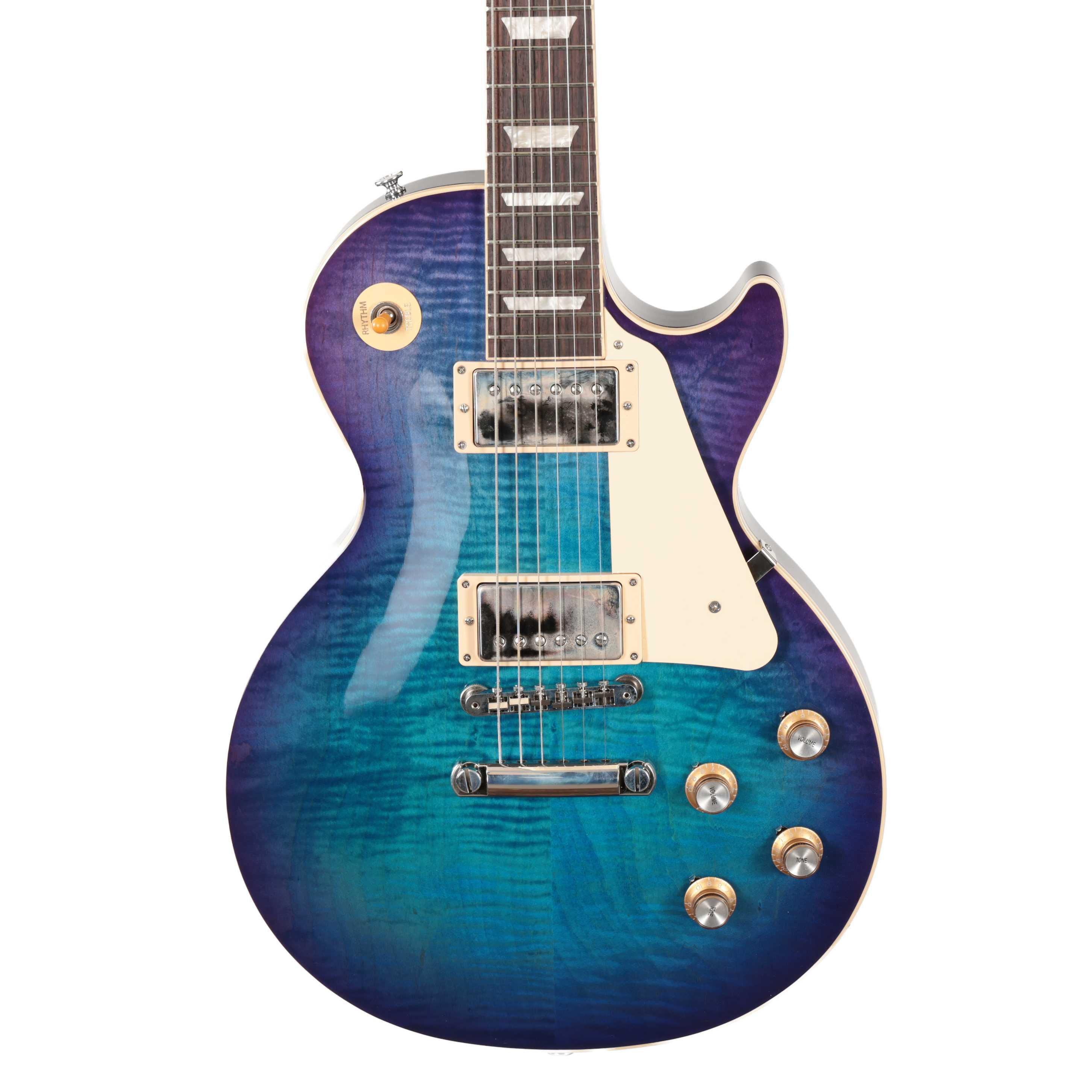 Gibson Les Paul Standard '60s Electric Guitar in Transparent Blueberry Burst - 206560263 (2).jpg