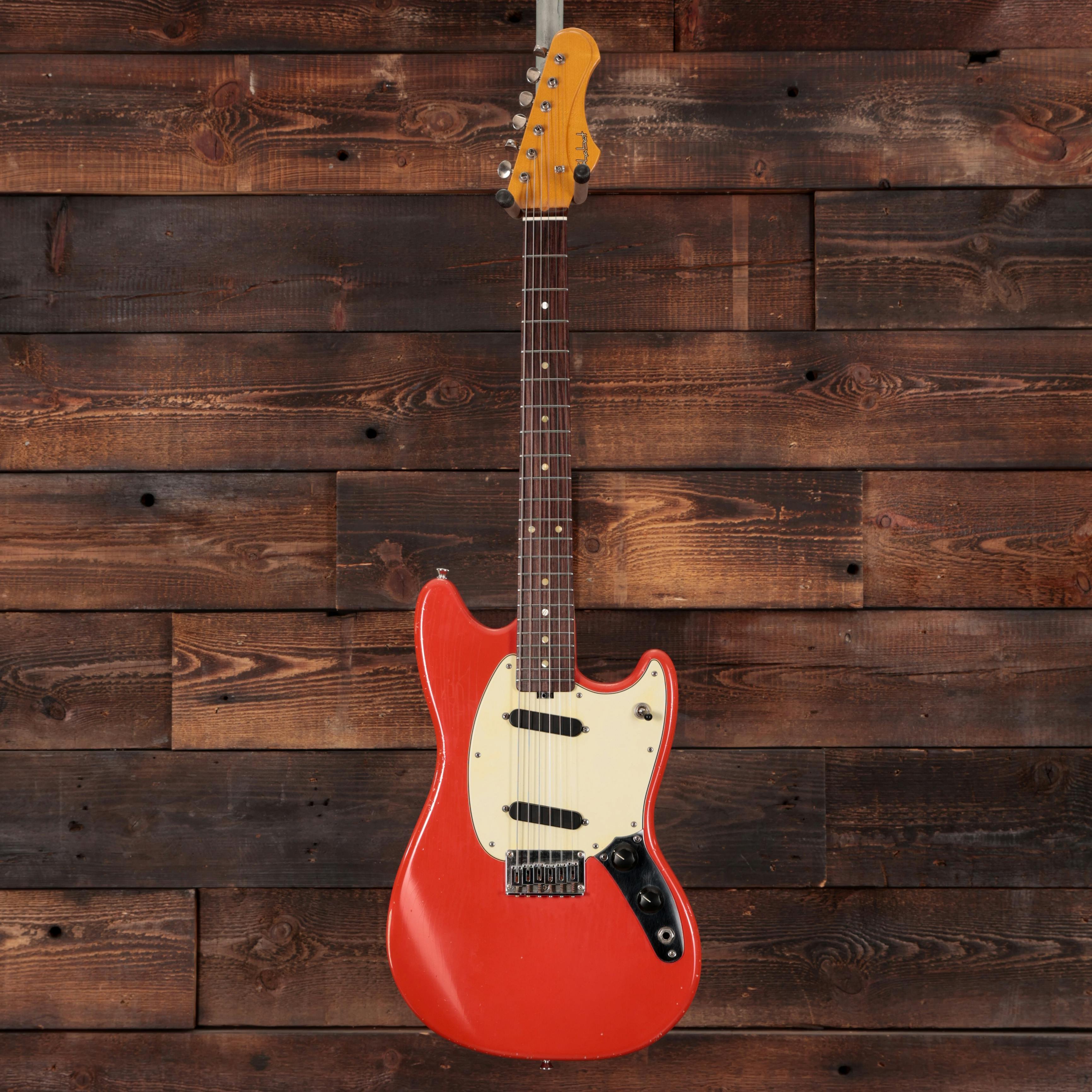 Shabat Bobcat Electric Guitar in Fiesta Red 24" Scale - BOBCAT-FR-BOBCAT-FR-----001-3.jpg
