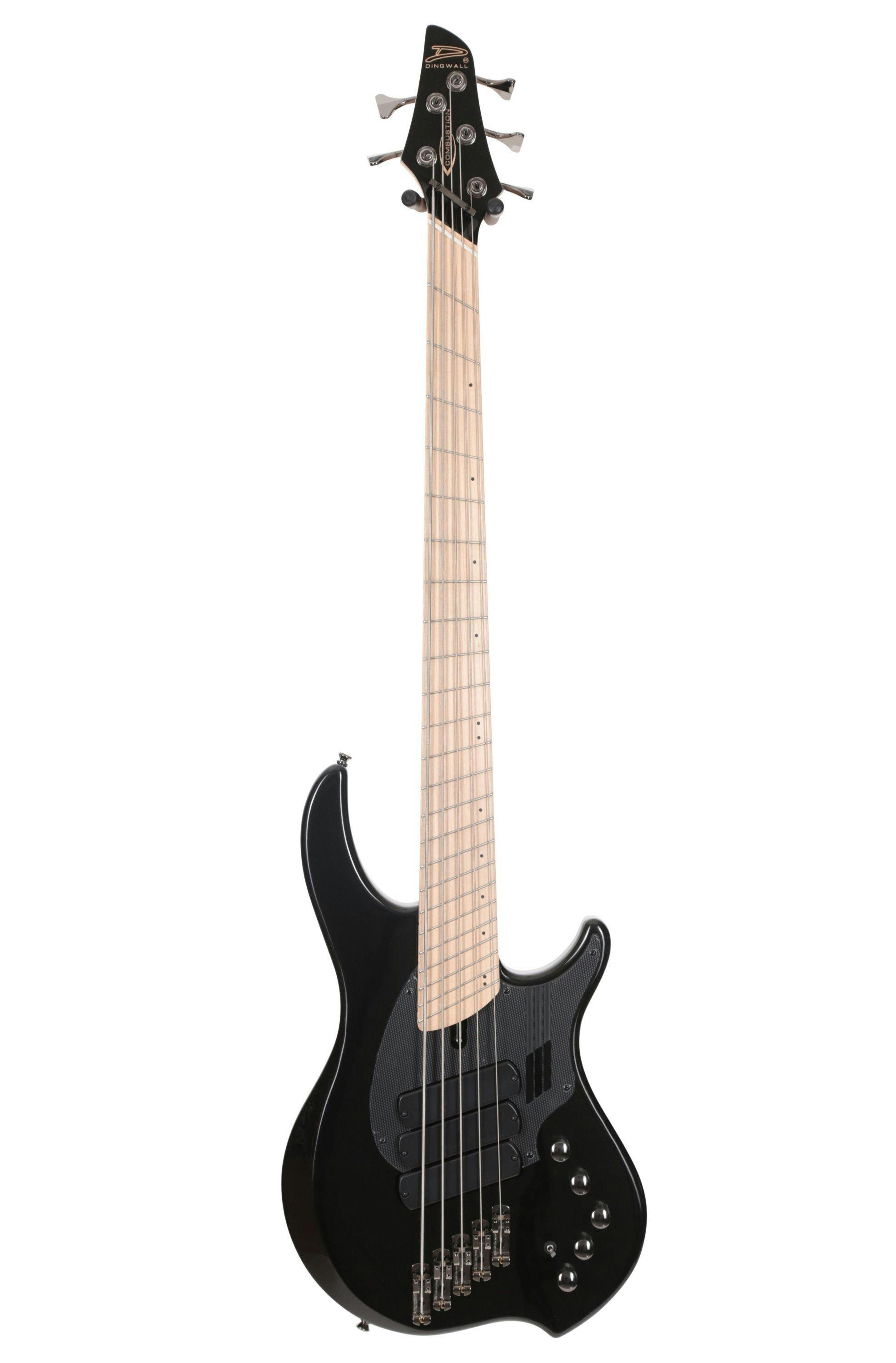 Dingwall NG-3 5-String Electric Bass Guitar in Black with Maple